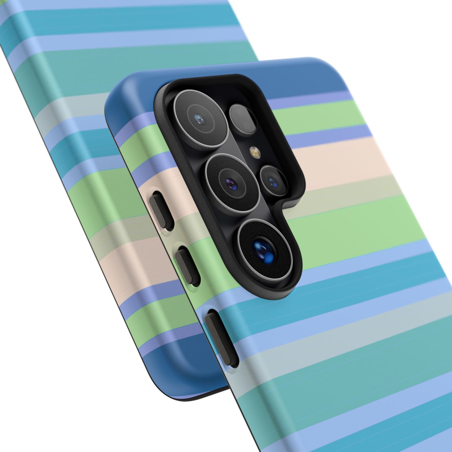Cool Blue Stripes Phone Case| Tough Case