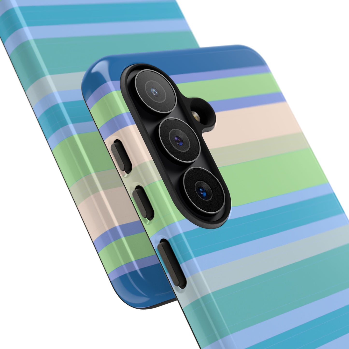 Cool Blue Stripes Phone Case| Tough Case