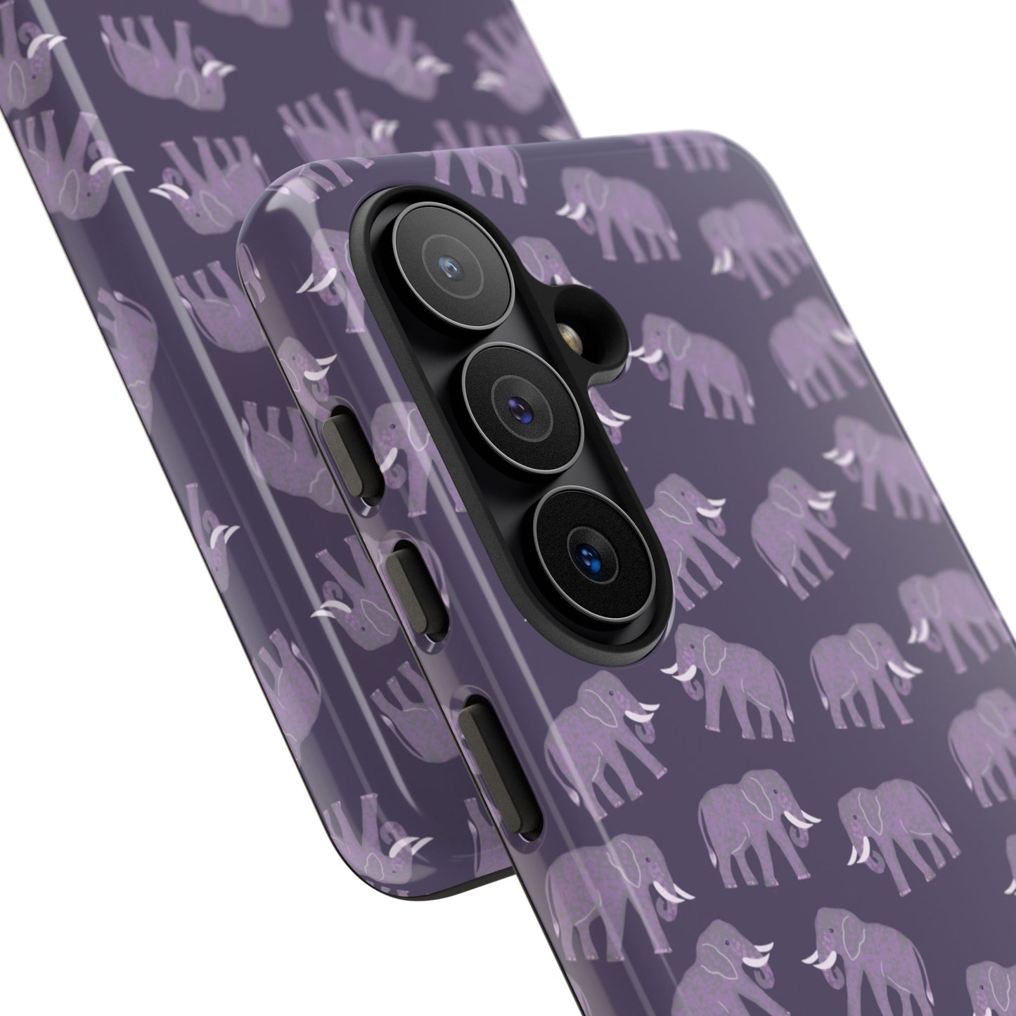 Phone Case — Elephants on Gray