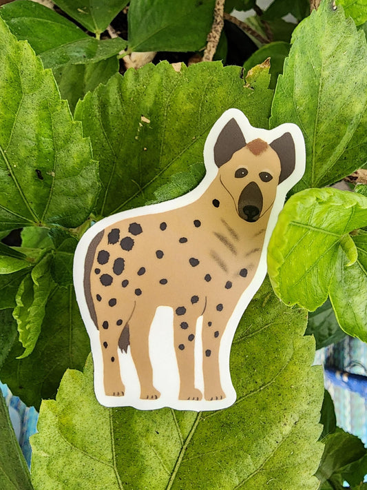 Sticker, Hyena Design, Vinyl, 3 Inches