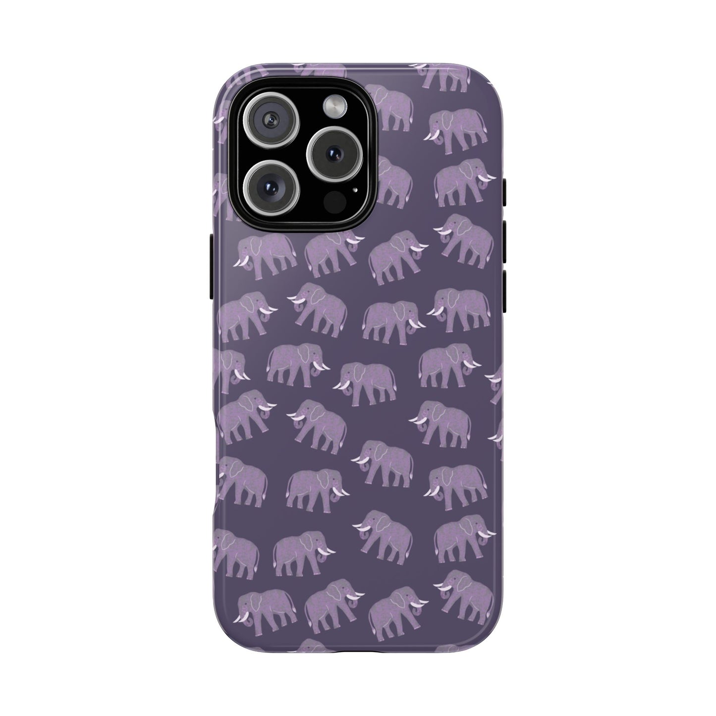 Phone Case — Elephants on Gray