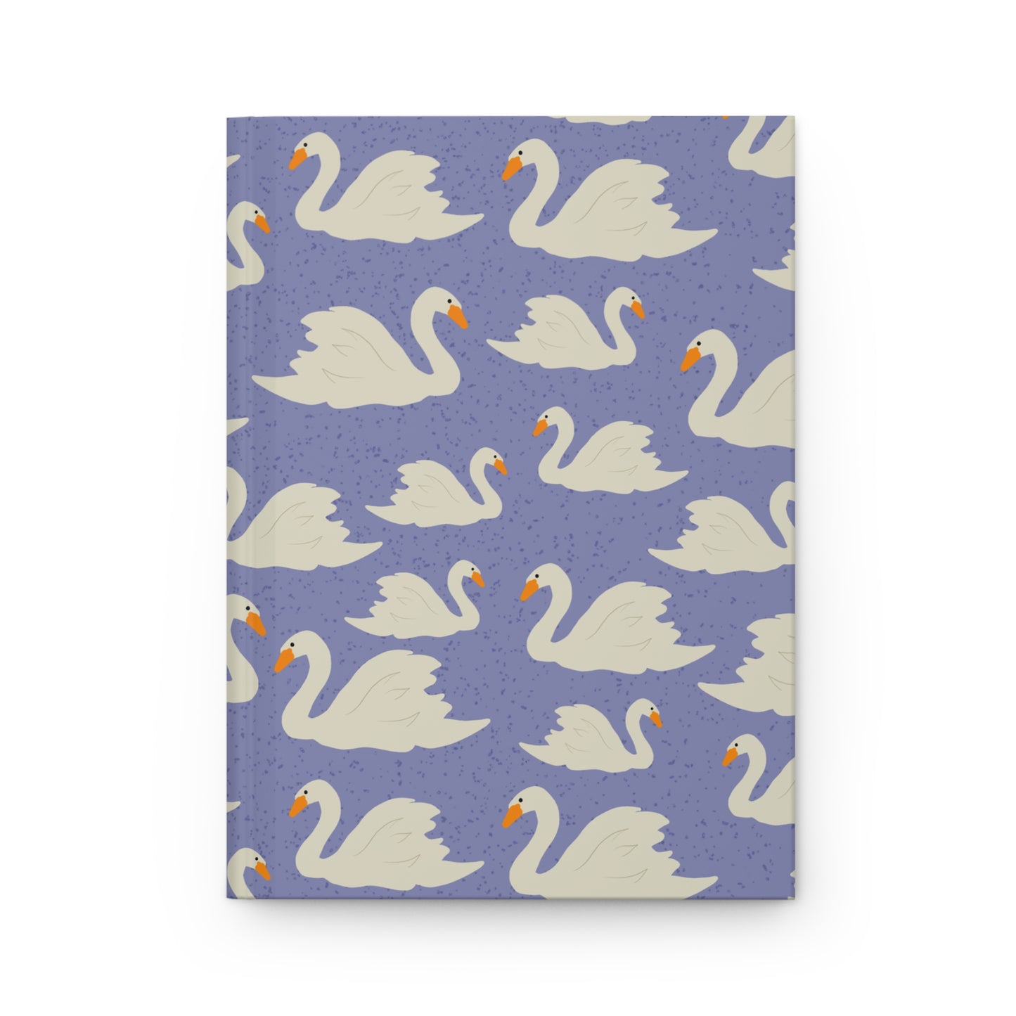 Journal, Hard Cover,  Serene Swans on Water Design