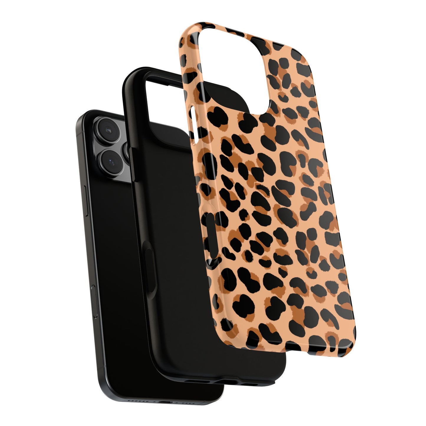 Phone Case, Tan Leopard Print Design, Tough Phone Case
