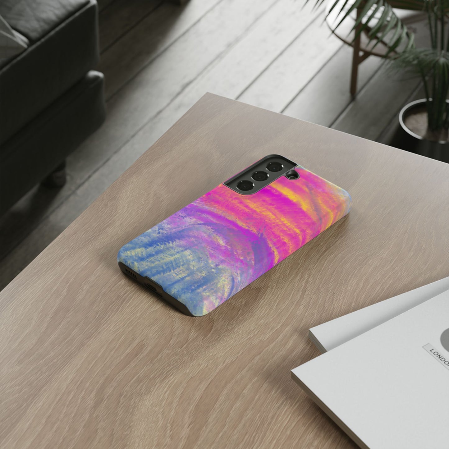 Chalky Impressions Pink Phone Case| Tough Case