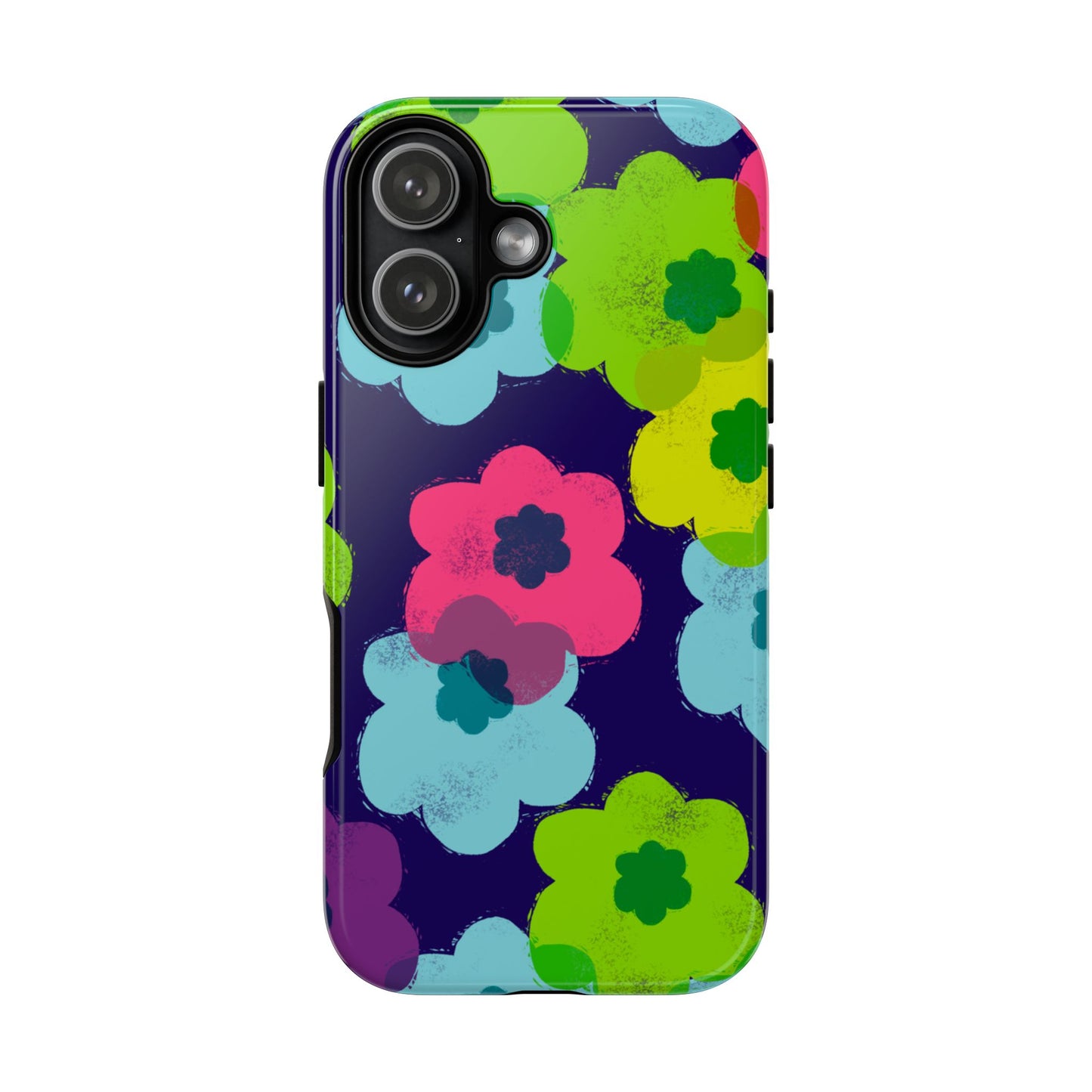 Phone Case, Bright Floral Design, Tough Phone Case