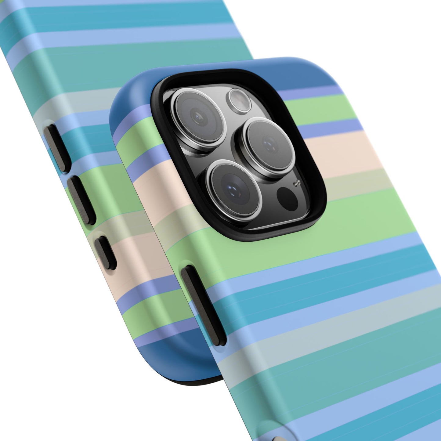 Cool Blue Stripes Phone Case| Tough Case