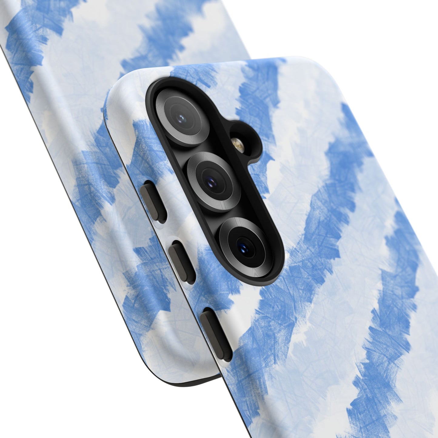 Chunky Blue Stripes Phone Case| Tough Case