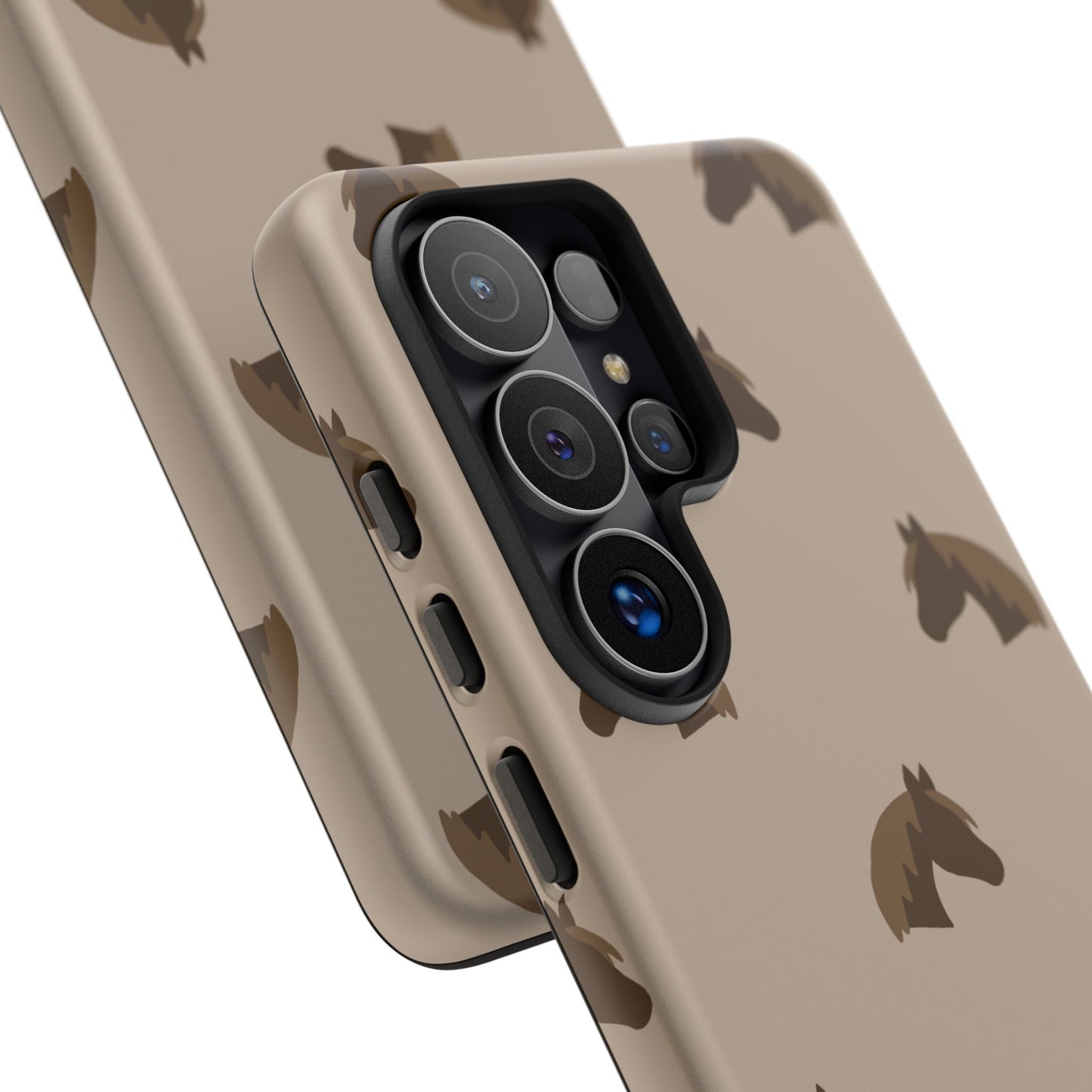 Phone Case, Tan Horse Head Design, Tough Phone Case, Year of the Horse