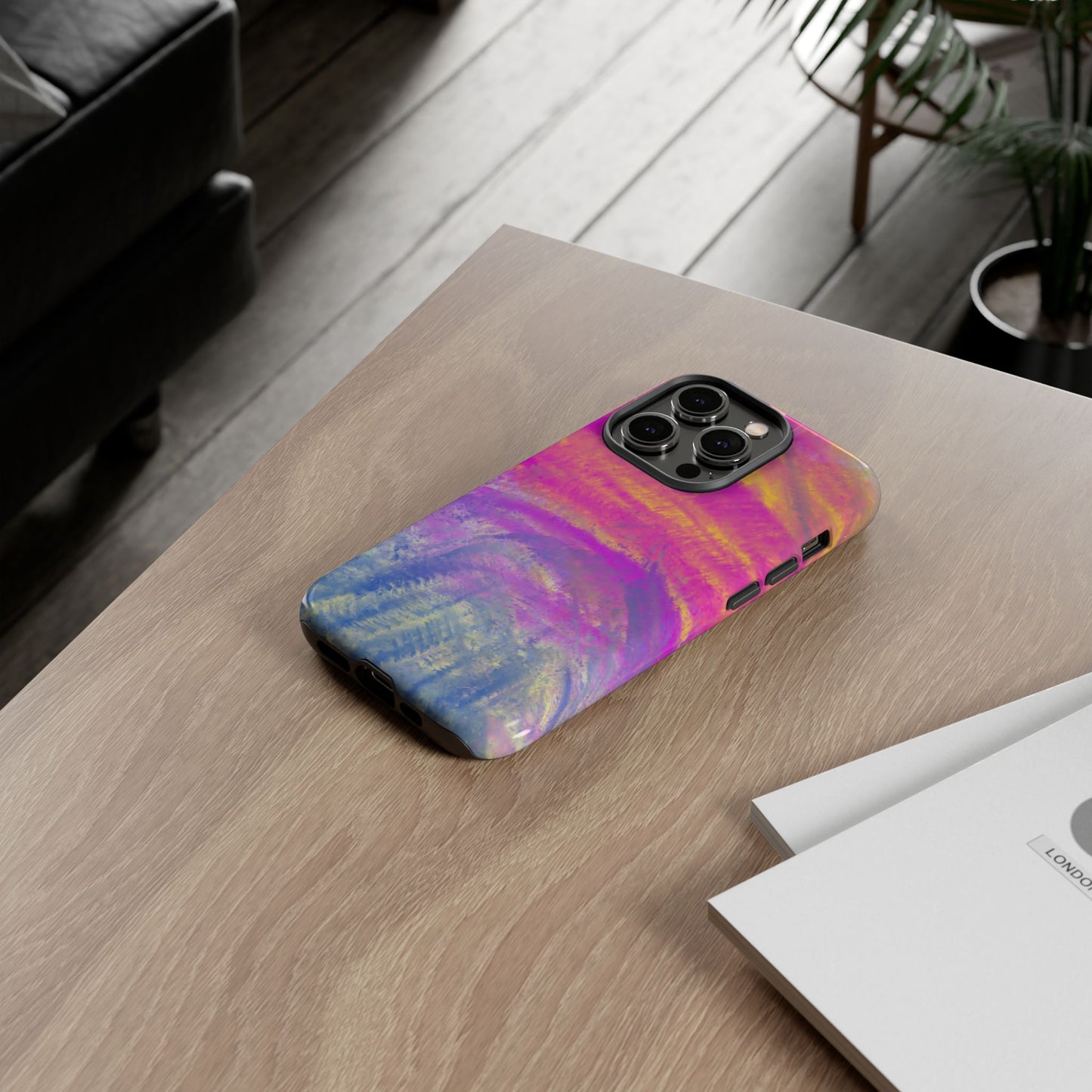 Chalky Impressions Pink Phone Case| Tough Case