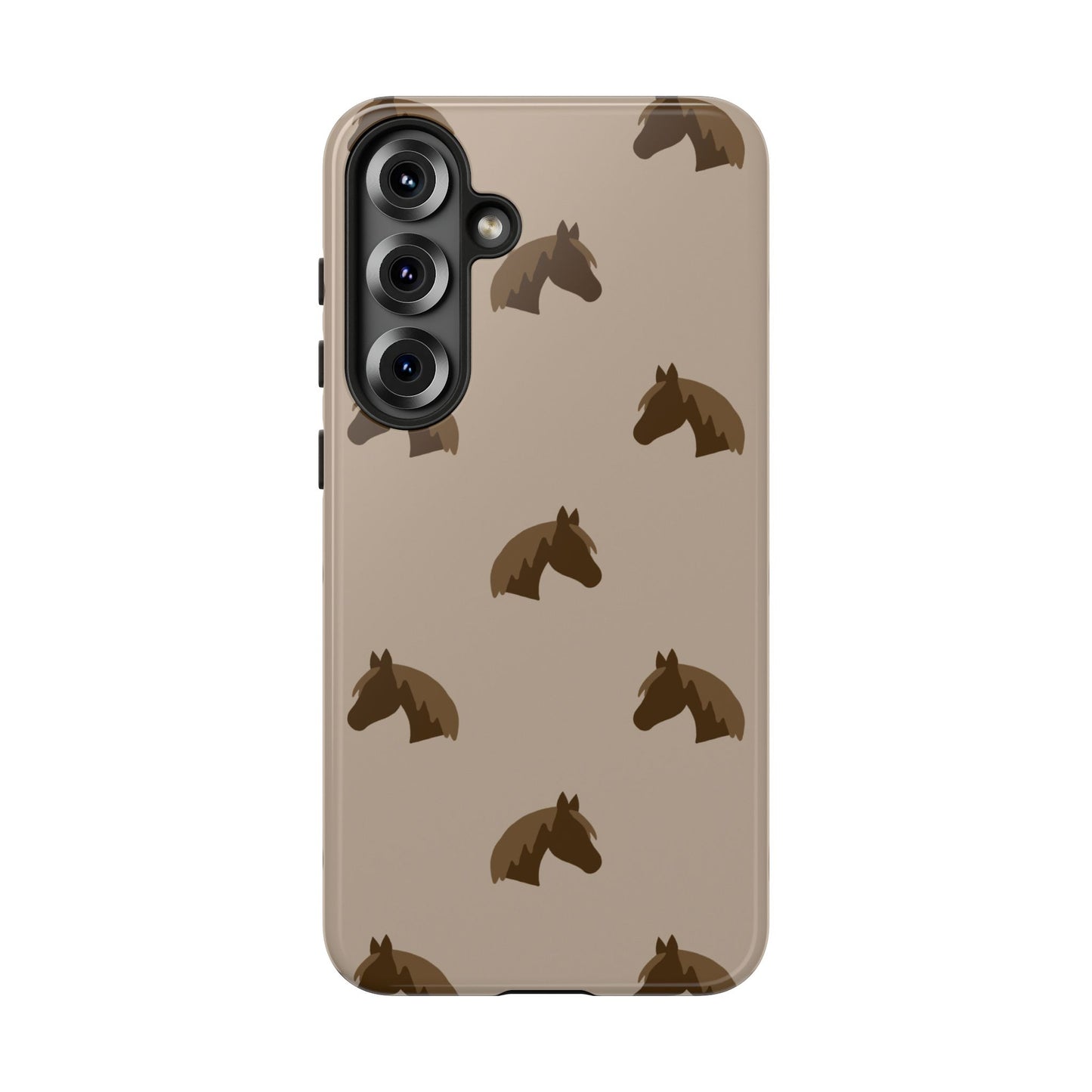 Phone Case, Tan Horse Head Design, Tough Phone Case, Year of the Horse