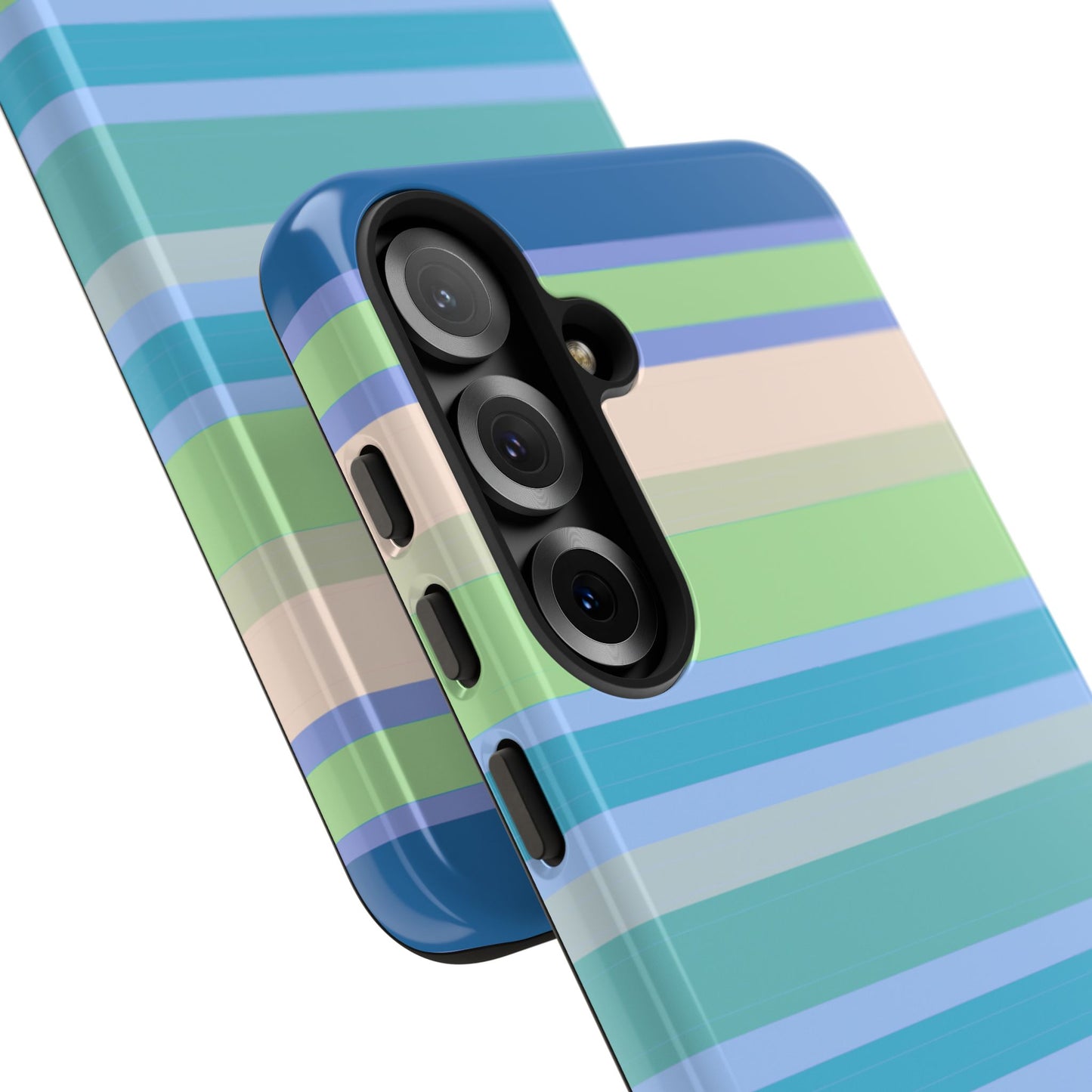 Cool Blue Stripes Phone Case| Tough Case