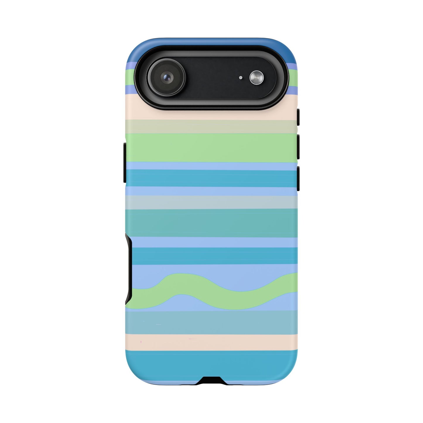 Cool Blue Stripes Phone Case| Tough Case