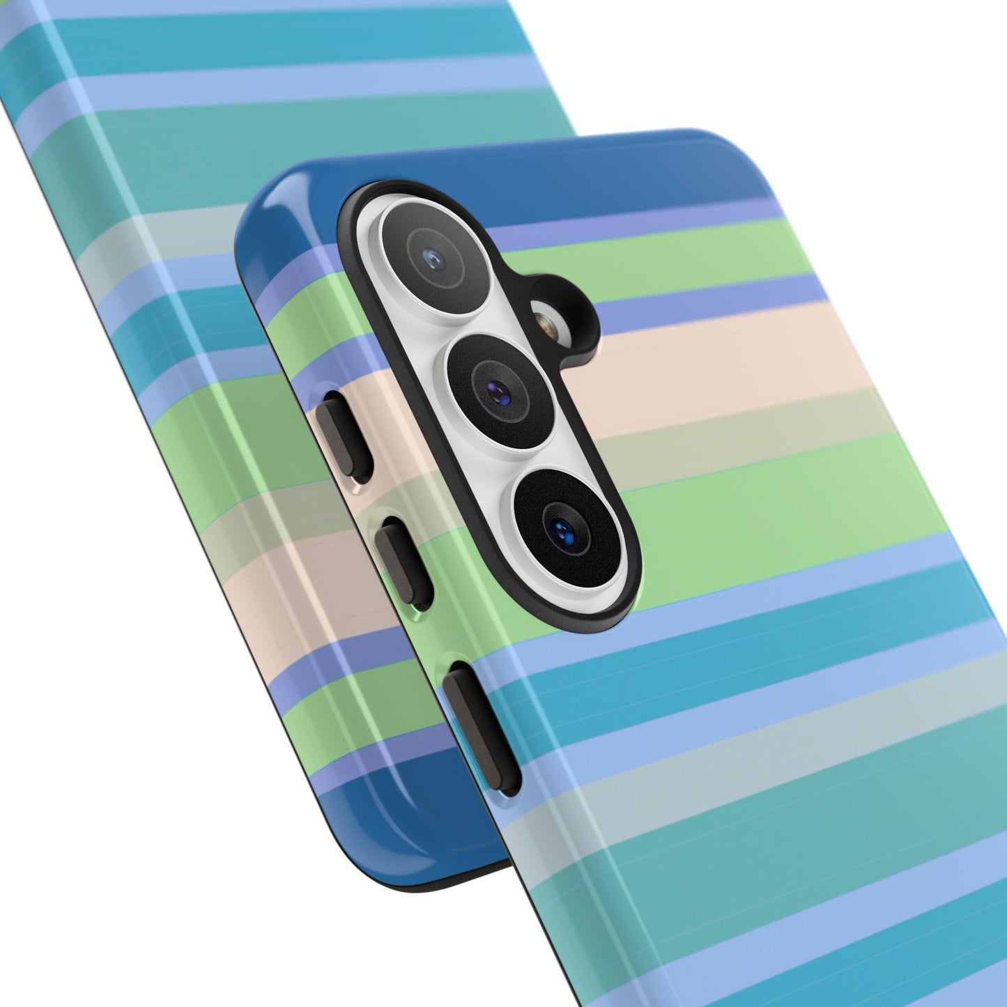 Cool Blue Stripes Phone Case| Tough Case