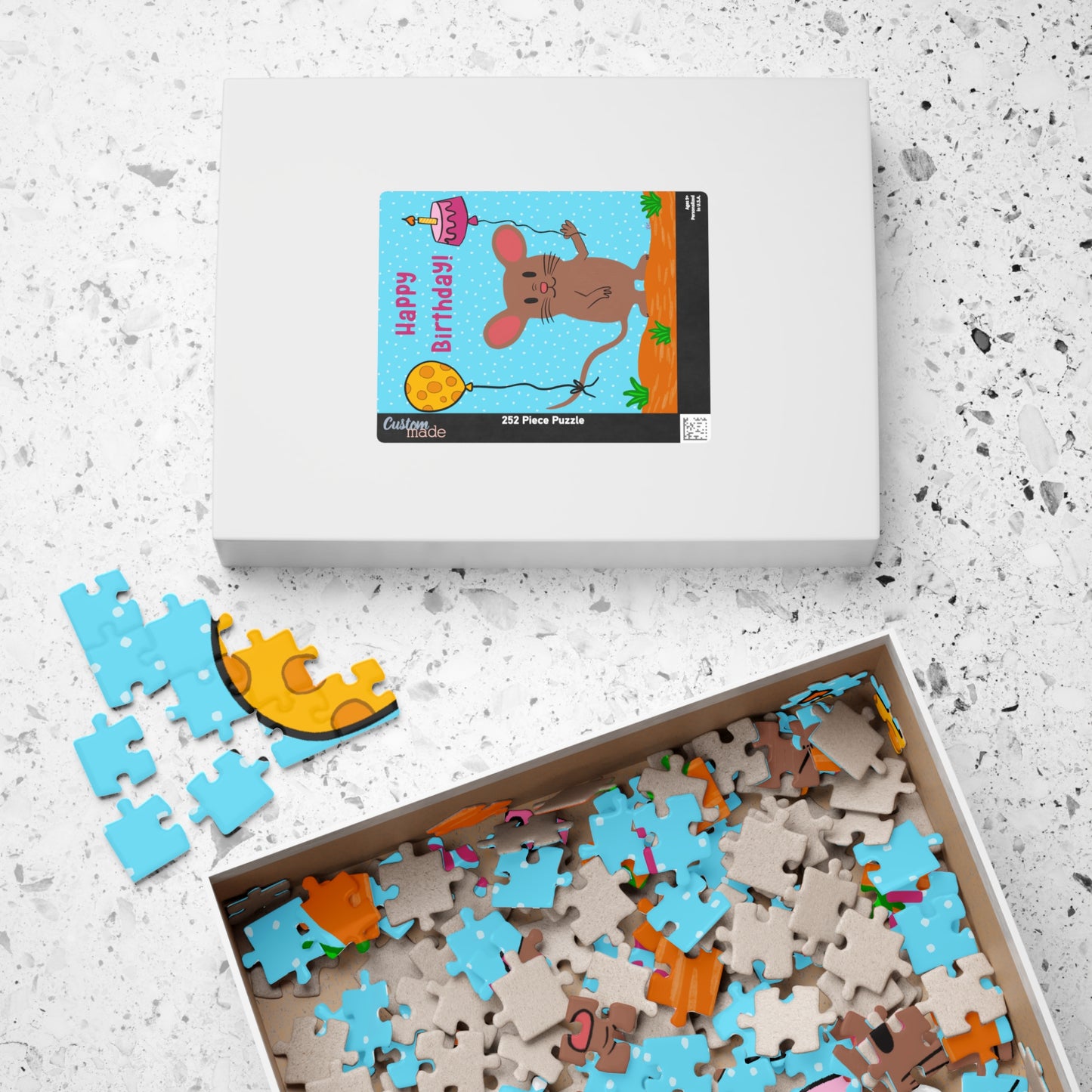 Puzzle, Mocha Mouse Birthday Party, Jigsaw Puzzle, Family Fun, 110-520 Pieces