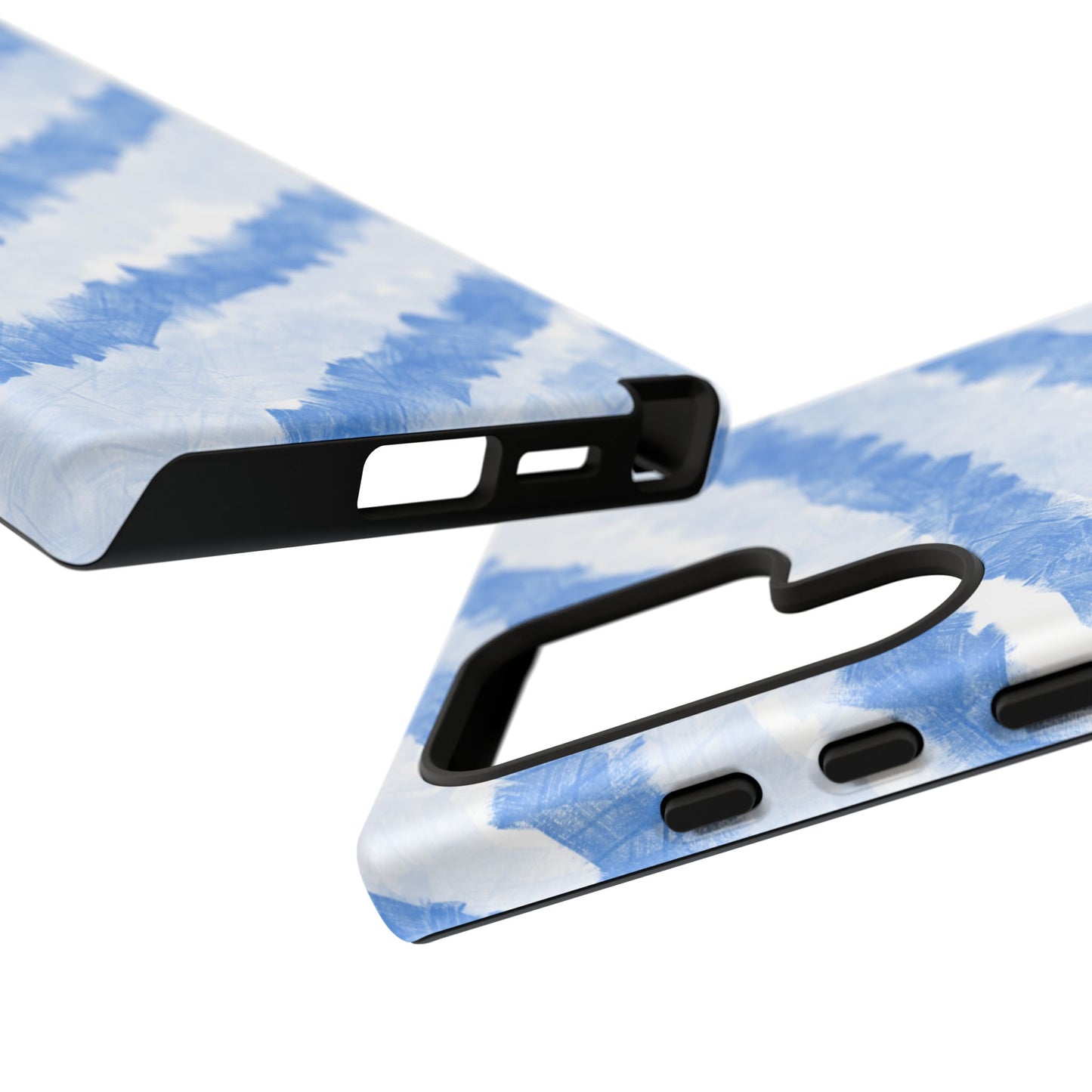 Chunky Blue Stripes Phone Case| Tough Case