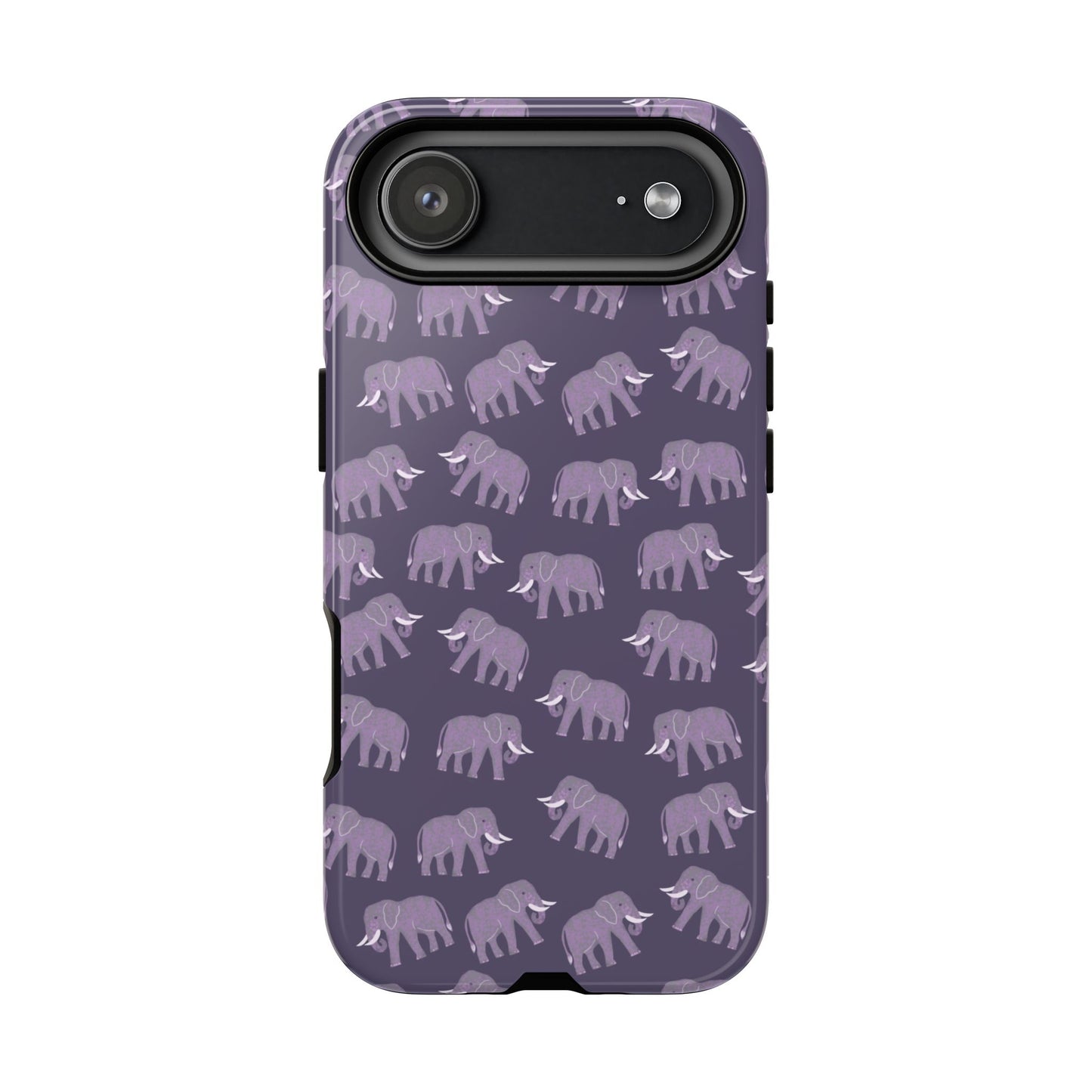 Phone Case — Elephants on Gray