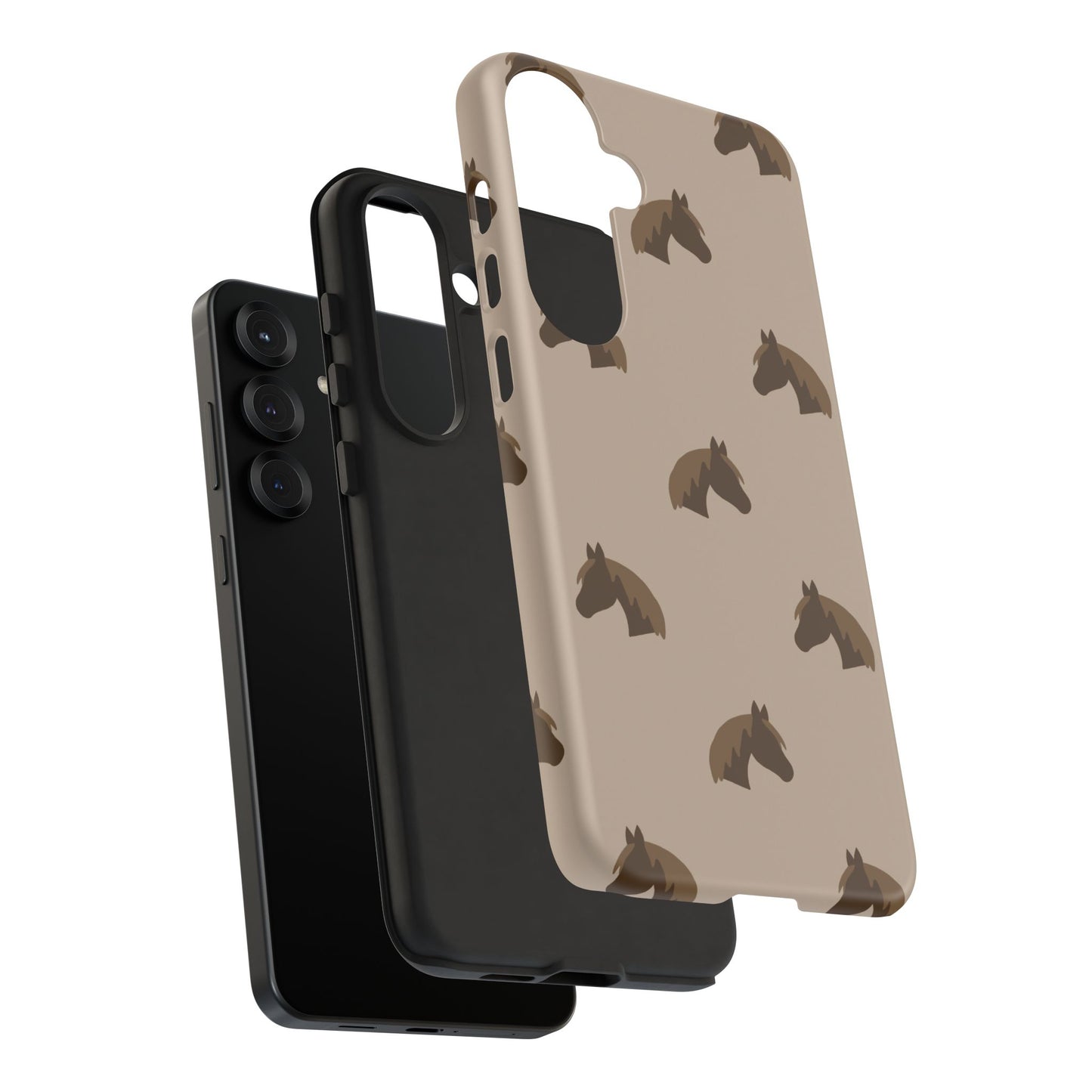 Phone Case, Tan Horse Head Design, Tough Phone Case, Year of the Horse