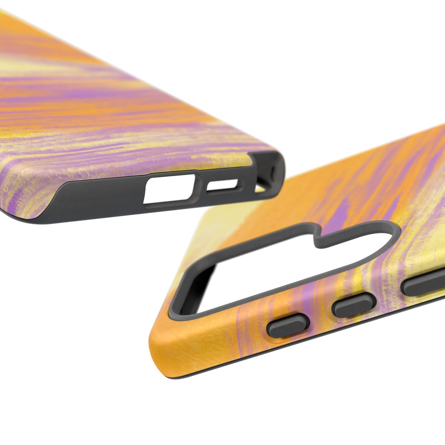 Yellow and Lavender Impressions Phone Case| Tough Case