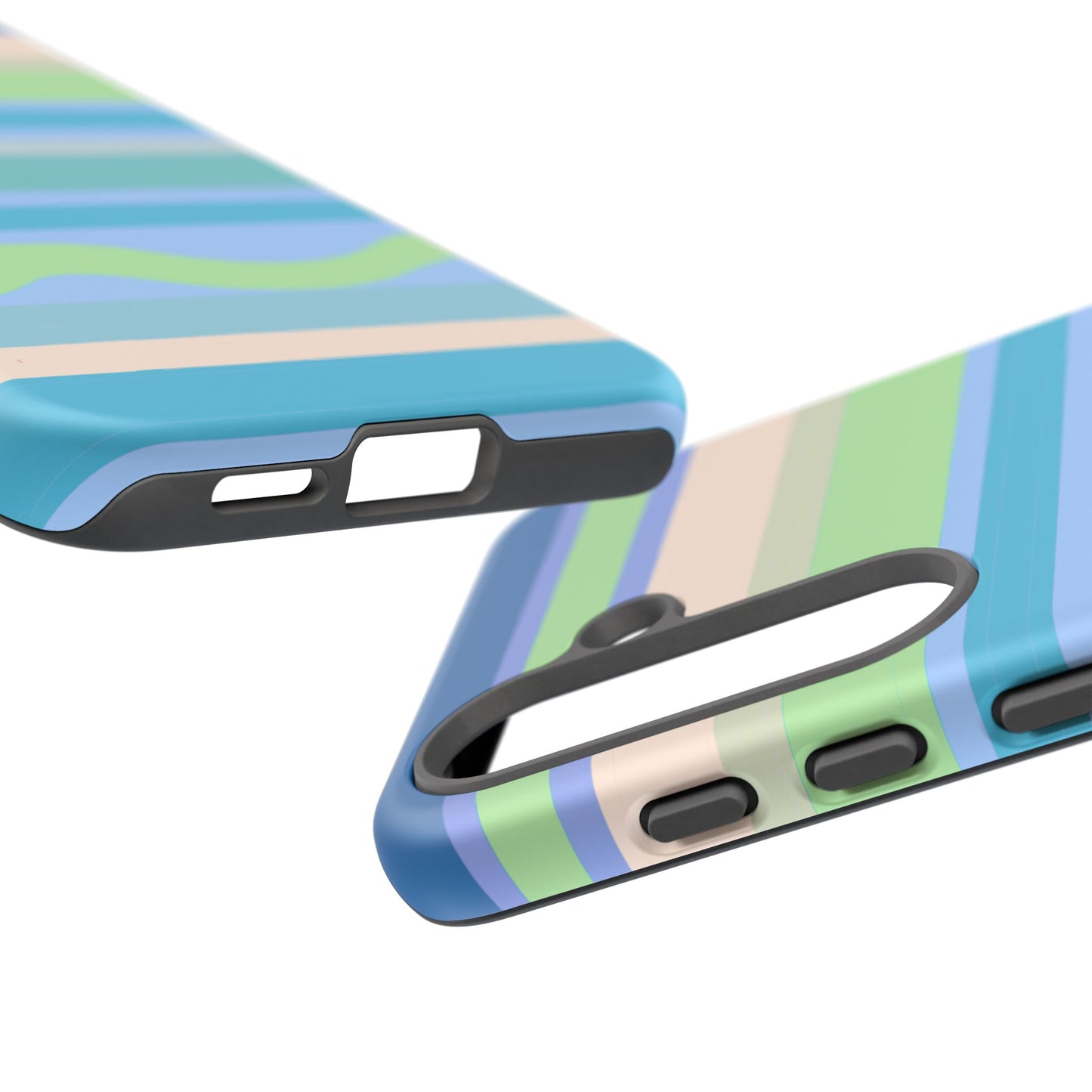 Cool Blue Stripes Phone Case| Tough Case