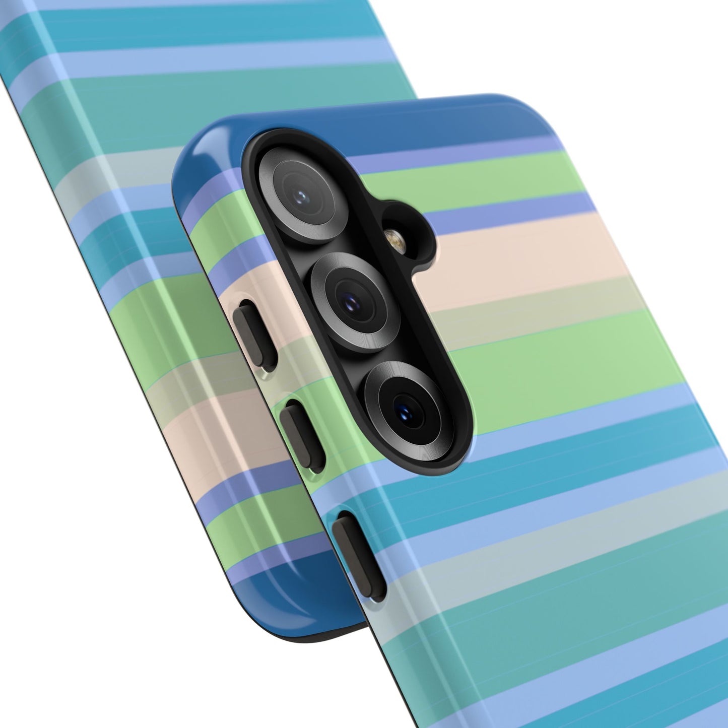 Cool Blue Stripes Phone Case| Tough Case