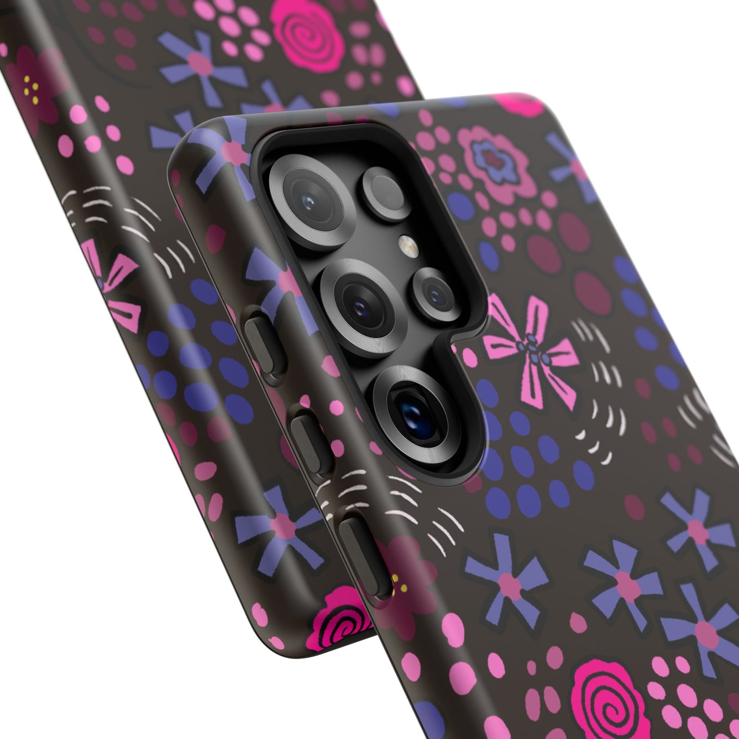 Phone Case, Deep Floral Design, Tough Phone Case