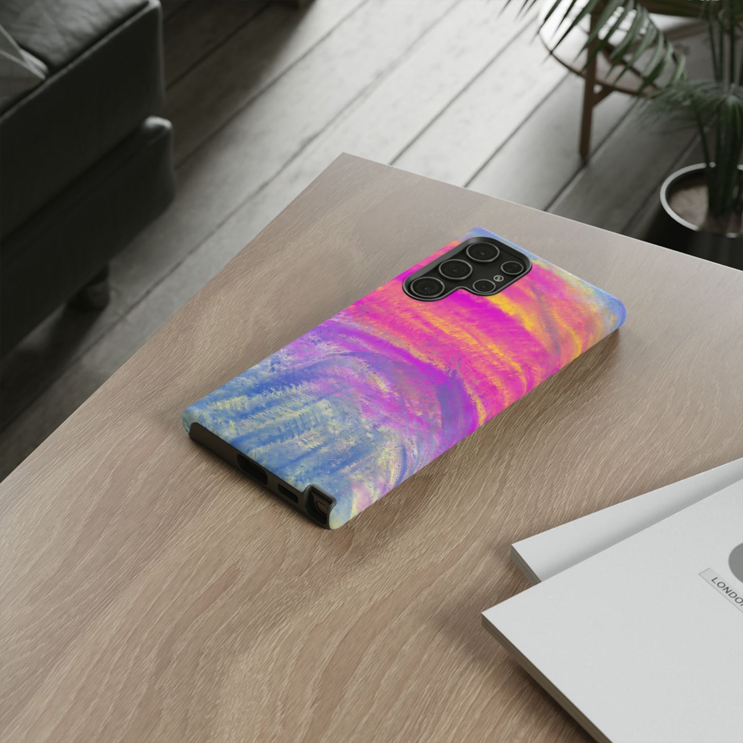 Chalky Impressions Pink Phone Case| Tough Case