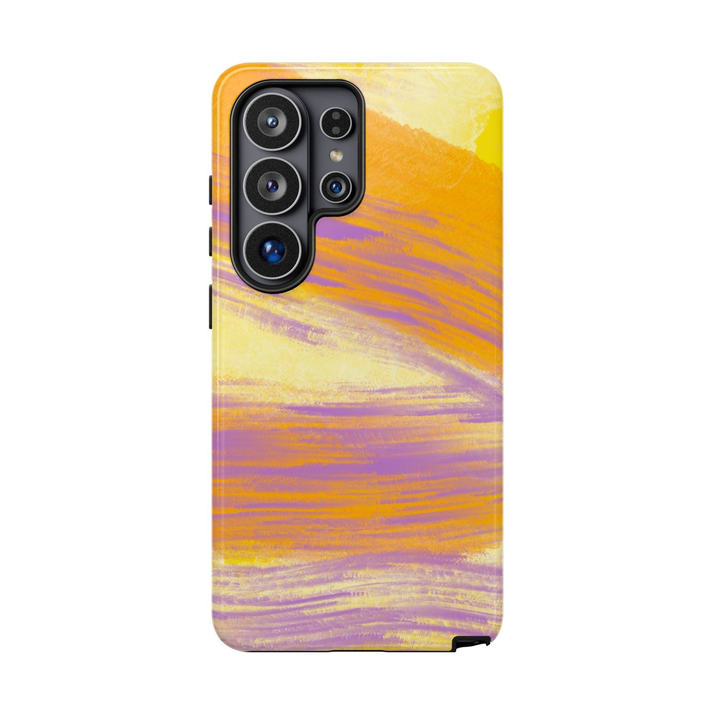 Yellow and Lavender Impressions Phone Case| Tough Case