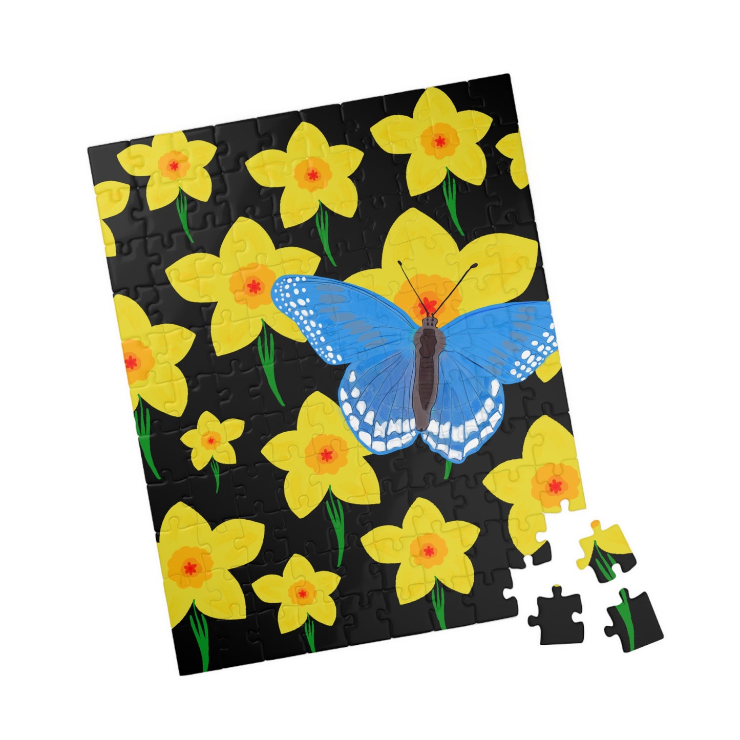 Butterfly Daffodil Puzzle for Family Fun, Gift Idea, 110-520 Pieces