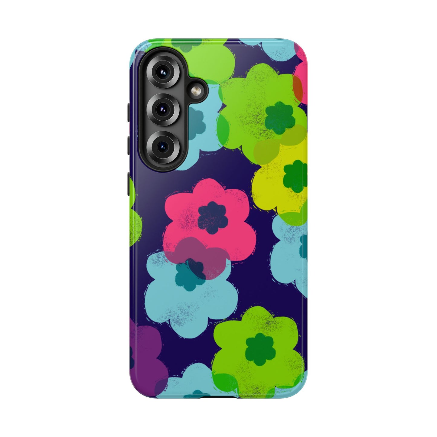 Phone Case, Bright Floral Design, Tough Phone Case