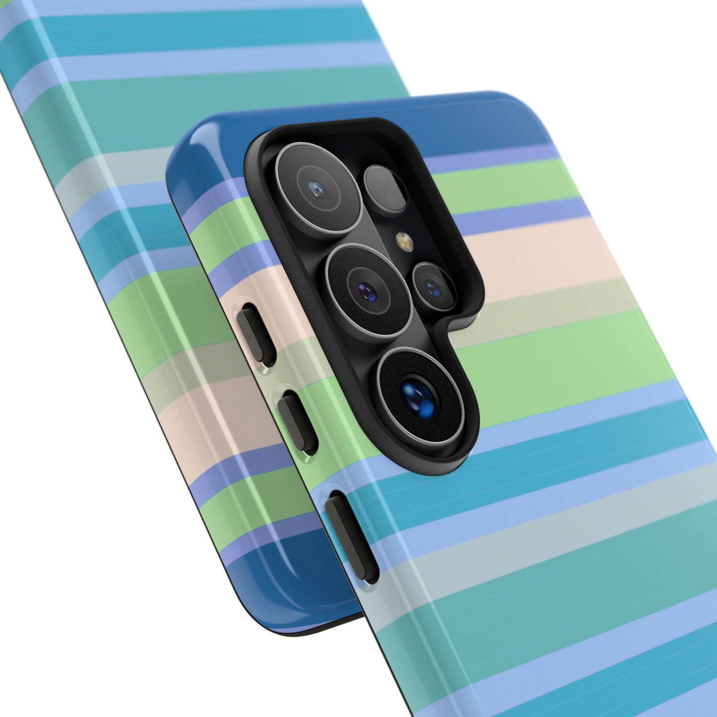 Cool Blue Stripes Phone Case| Tough Case