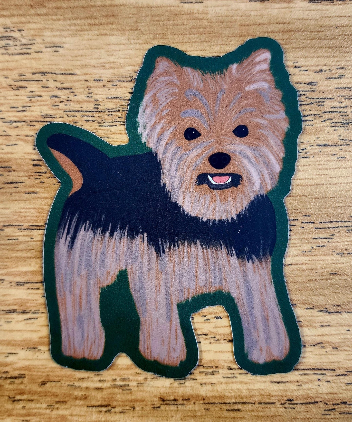 Sticker, Yorkshire Terrier, Yorkie Dog, Vinyl, Die-Cut, 3 Inch