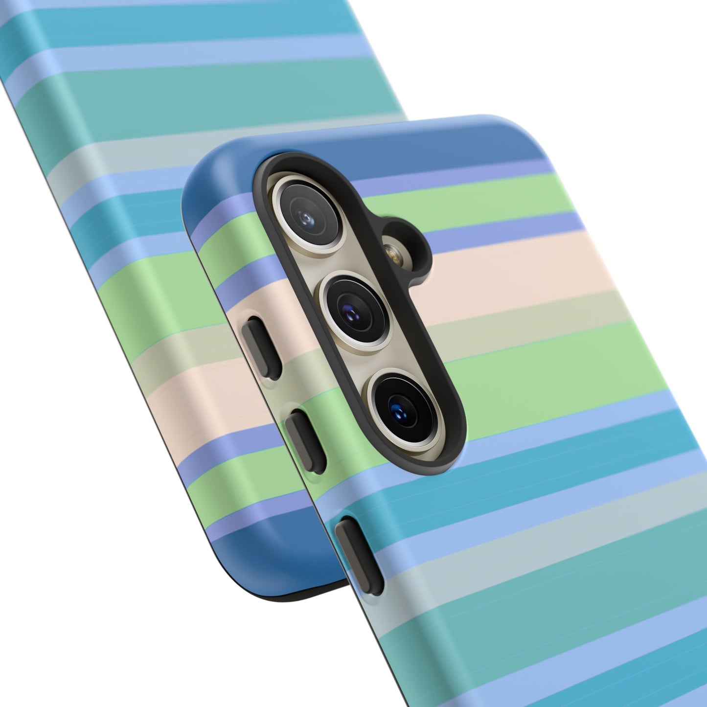 Cool Blue Stripes Phone Case| Tough Case