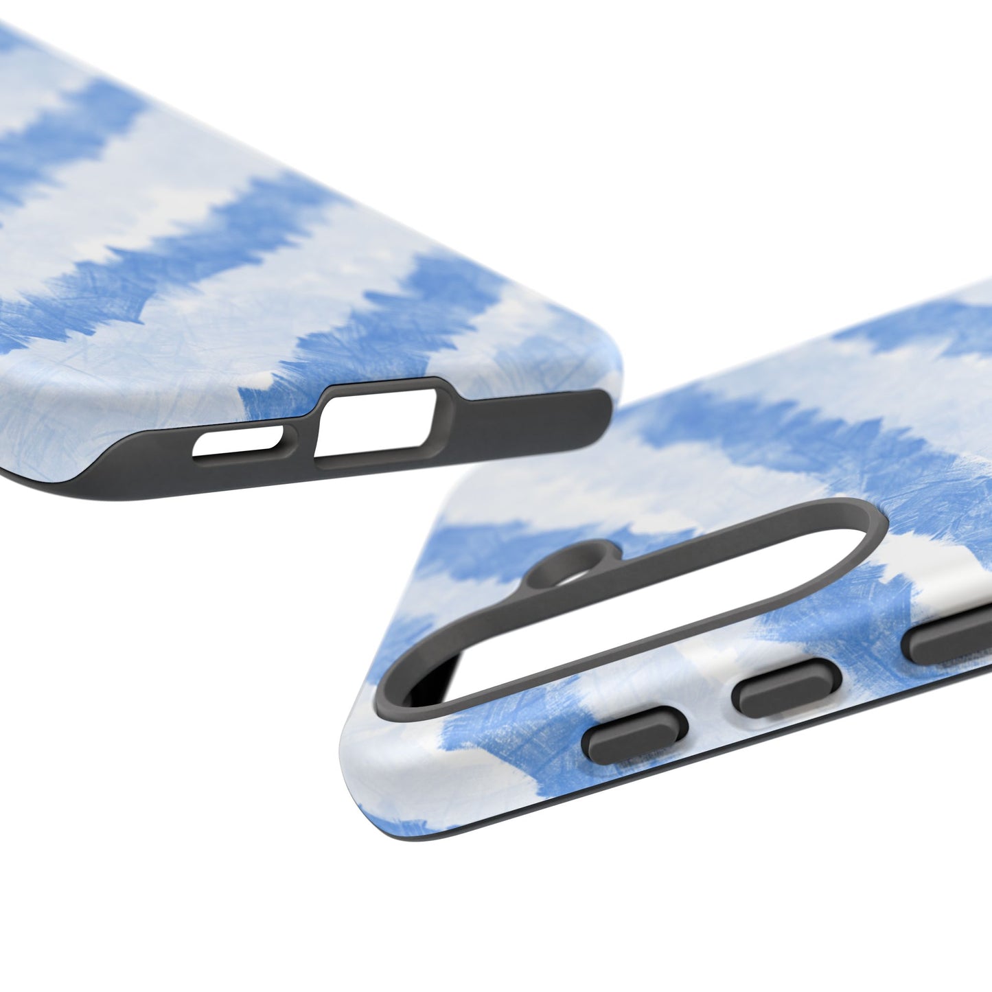 Chunky Blue Stripes Phone Case| Tough Case