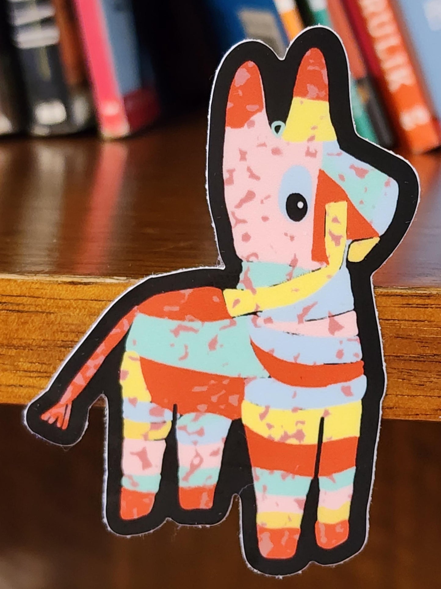 Sticker, Donkey Pinata Design, Vinyl, Die-Cut, 3 Inches