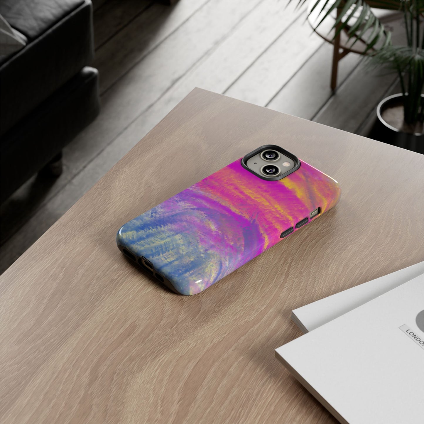 Chalky Impressions Pink Phone Case| Tough Case