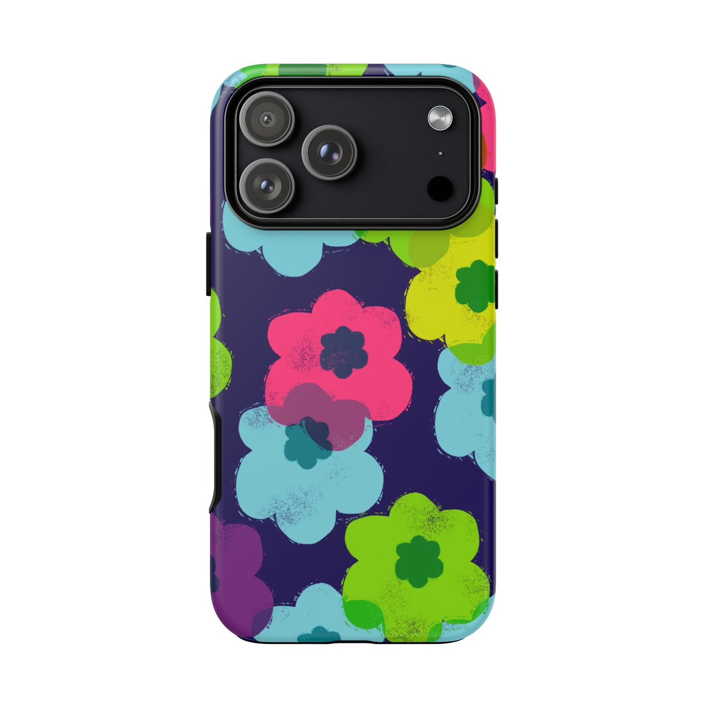 Phone Case, Bright Floral Design, Tough Phone Case