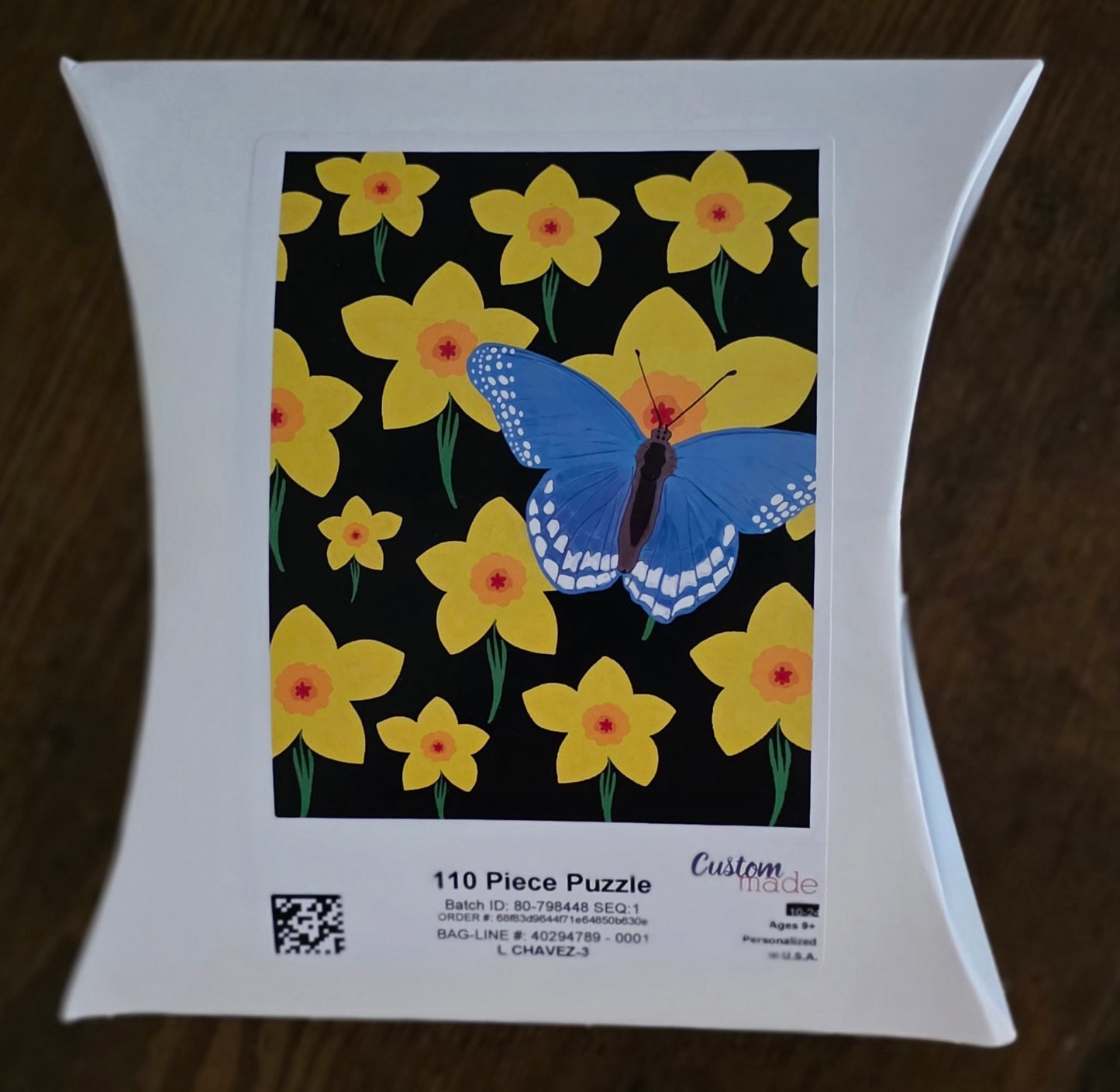 Butterfly Daffodil Puzzle for Family Fun, Gift Idea, 110-520 Pieces
