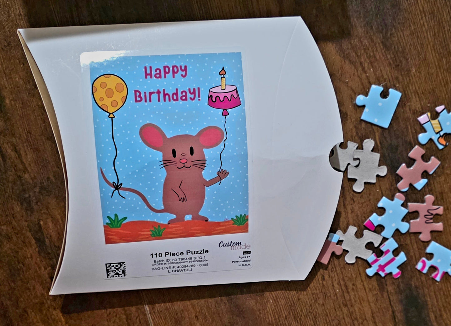 Puzzle, Mocha Mouse Birthday Party, Jigsaw Puzzle, Family Fun, 110-520 Pieces