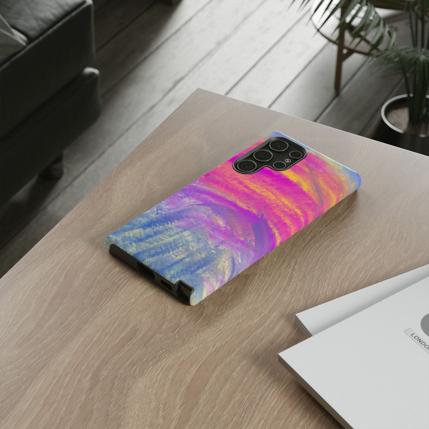 Chalky Impressions Pink Phone Case| Tough Case