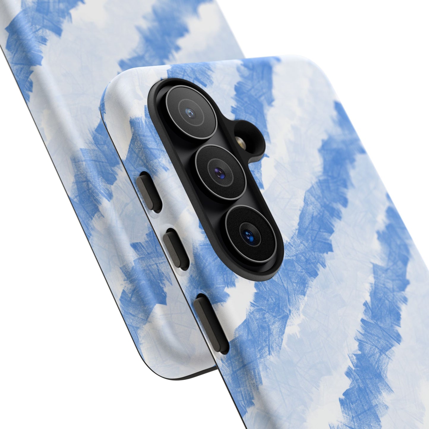 Chunky Blue Stripes Phone Case| Tough Case