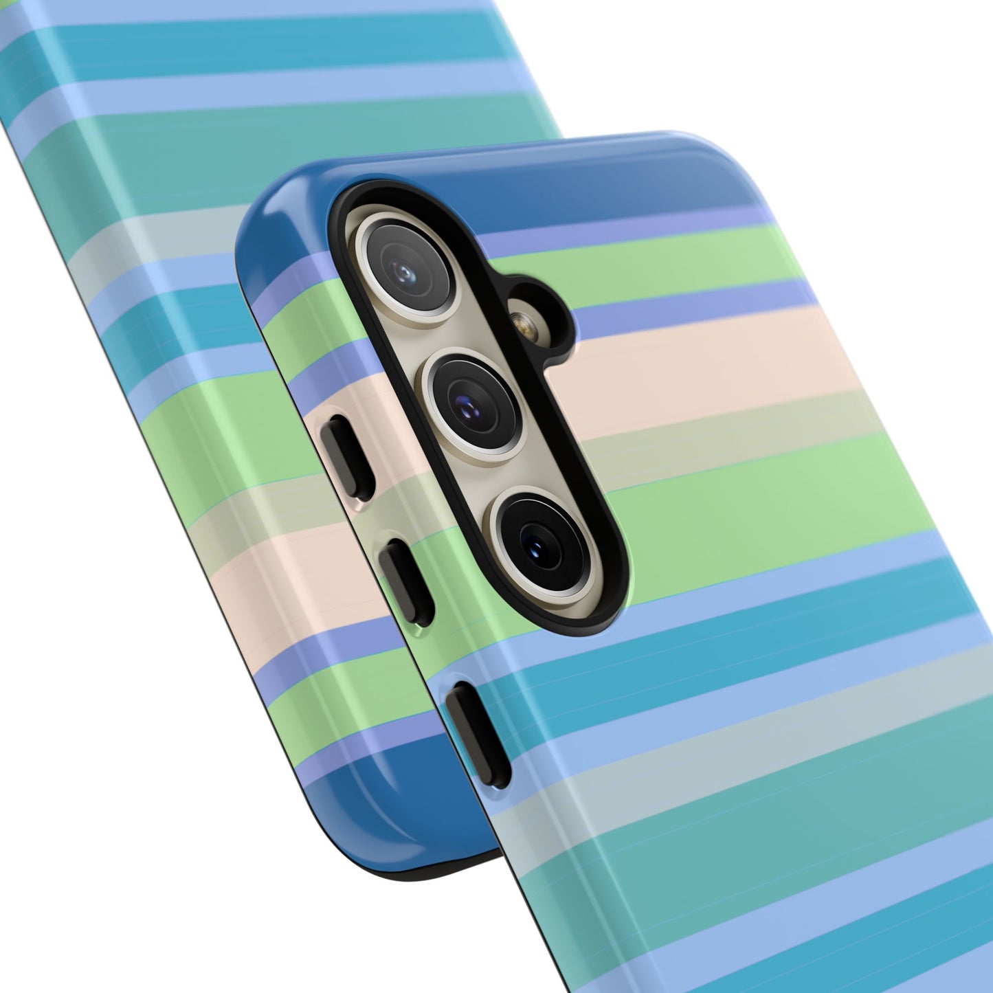 Cool Blue Stripes Phone Case| Tough Case