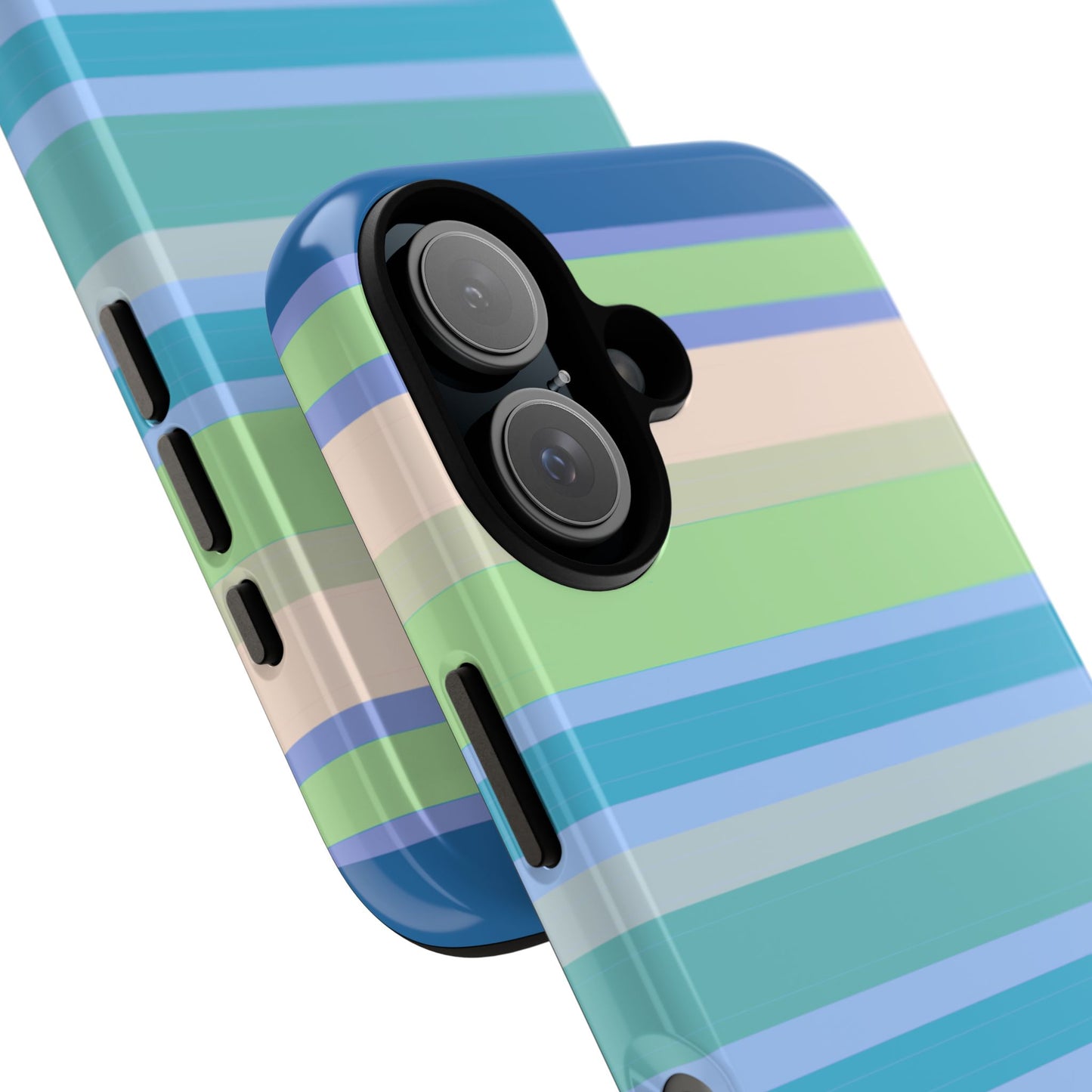 Cool Blue Stripes Phone Case| Tough Case