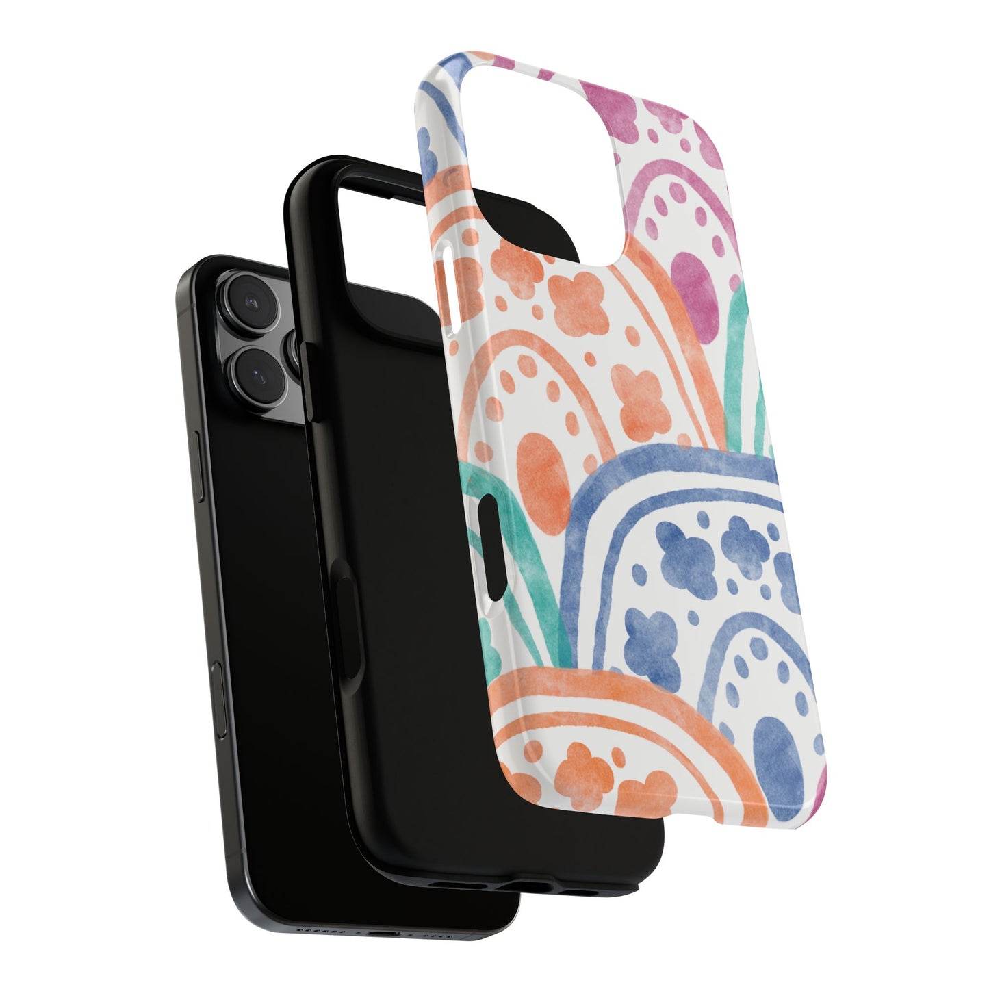 Phone Case, Watercolor Arches Design, Tough Phone Case