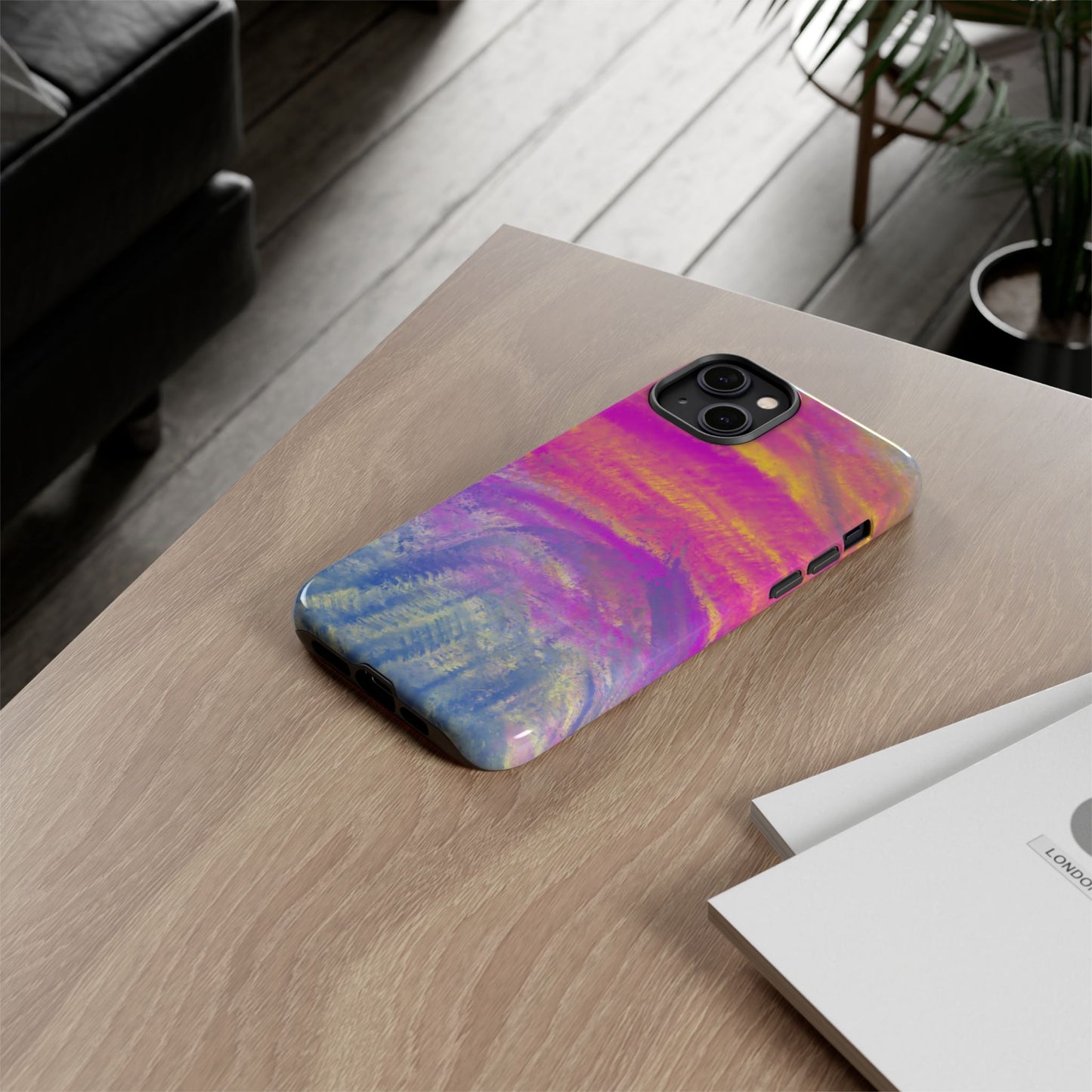 Chalky Impressions Pink Phone Case| Tough Case