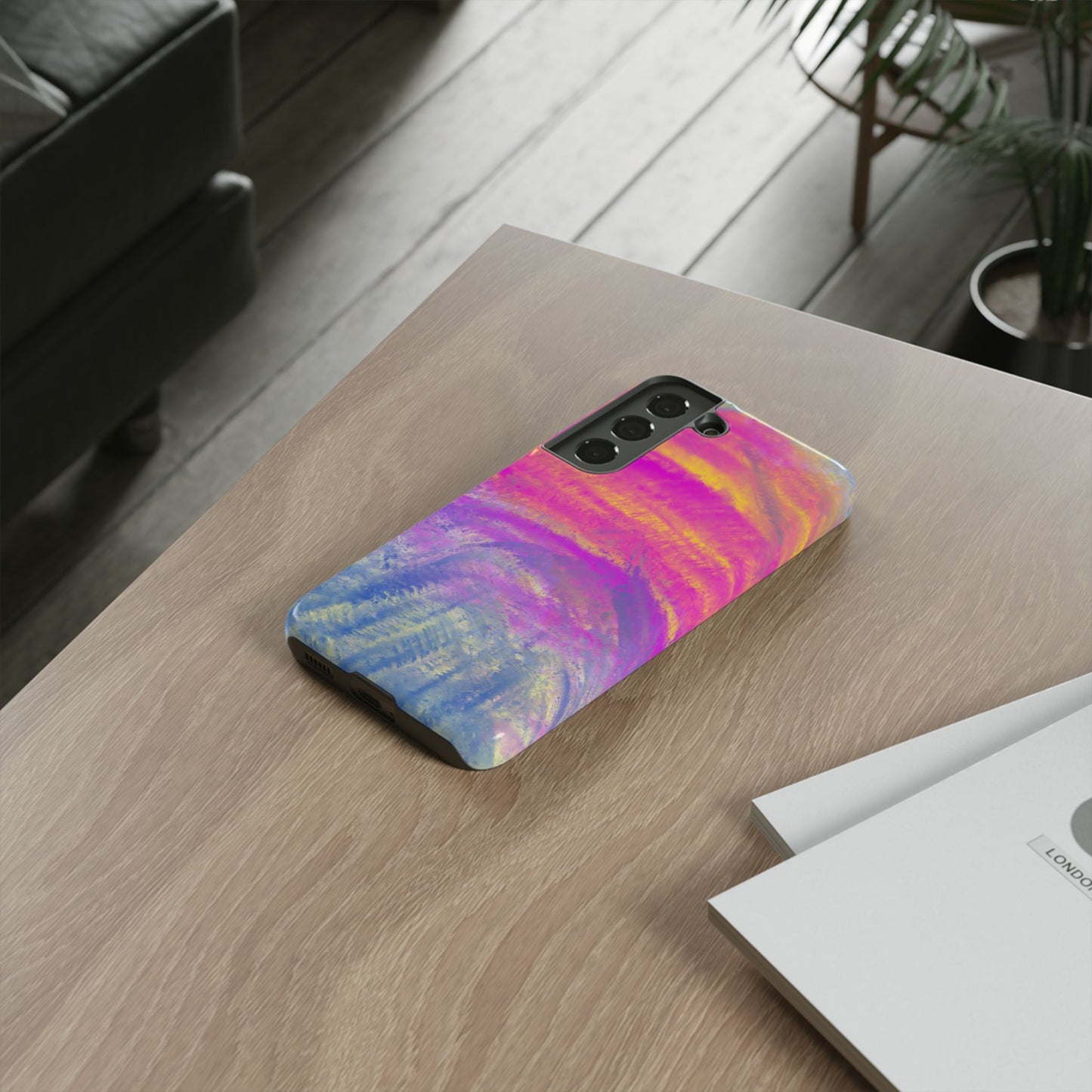 Chalky Impressions Pink Phone Case| Tough Case