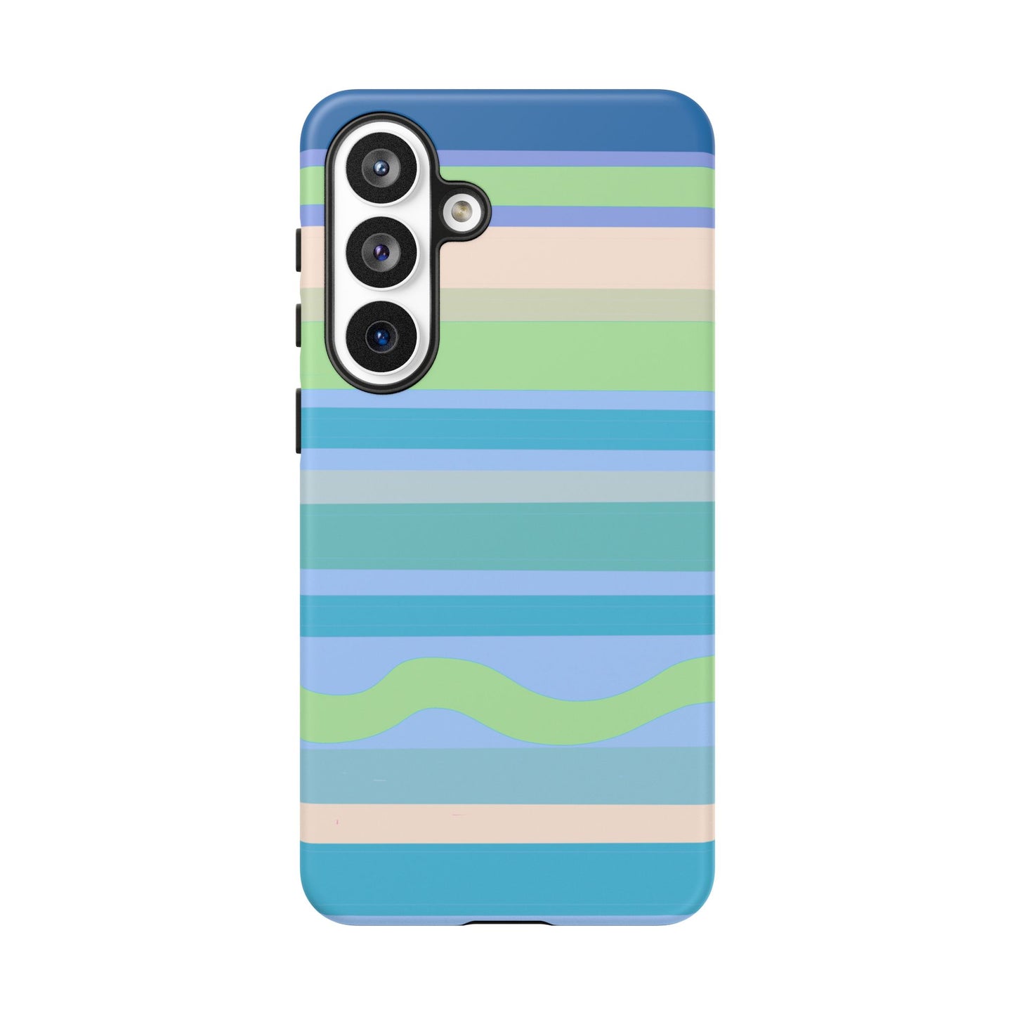 Cool Blue Stripes Phone Case| Tough Case
