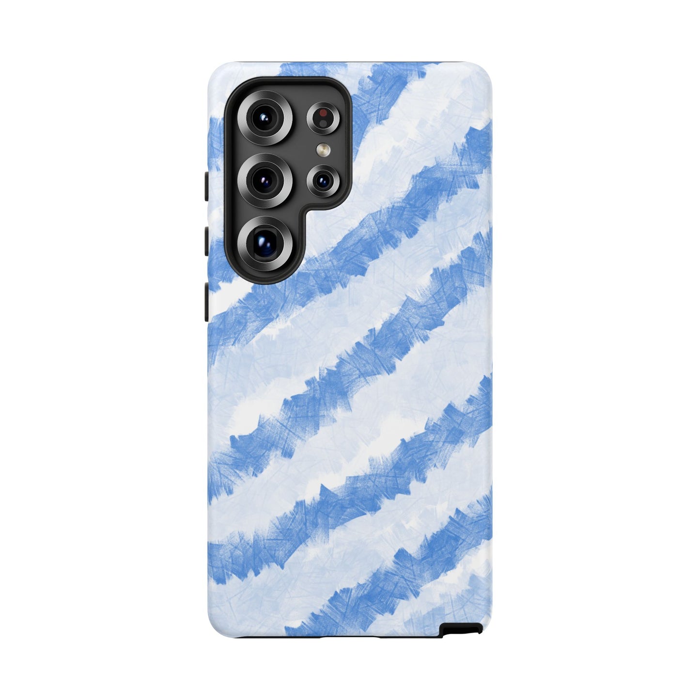 Chunky Blue Stripes Phone Case| Tough Case
