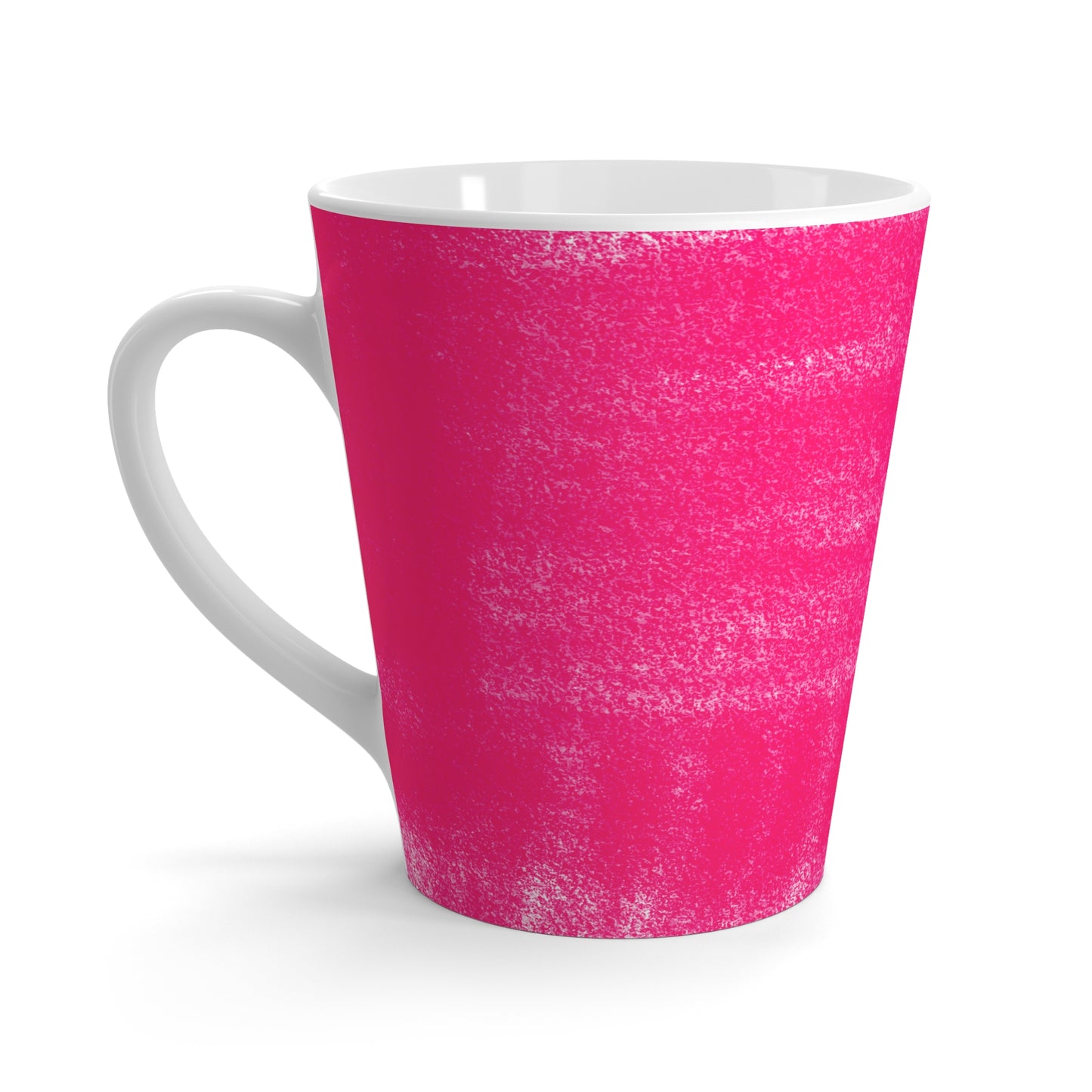 Mug, Artistic Pink Spring Design, Latte Cup, 12 Ounce