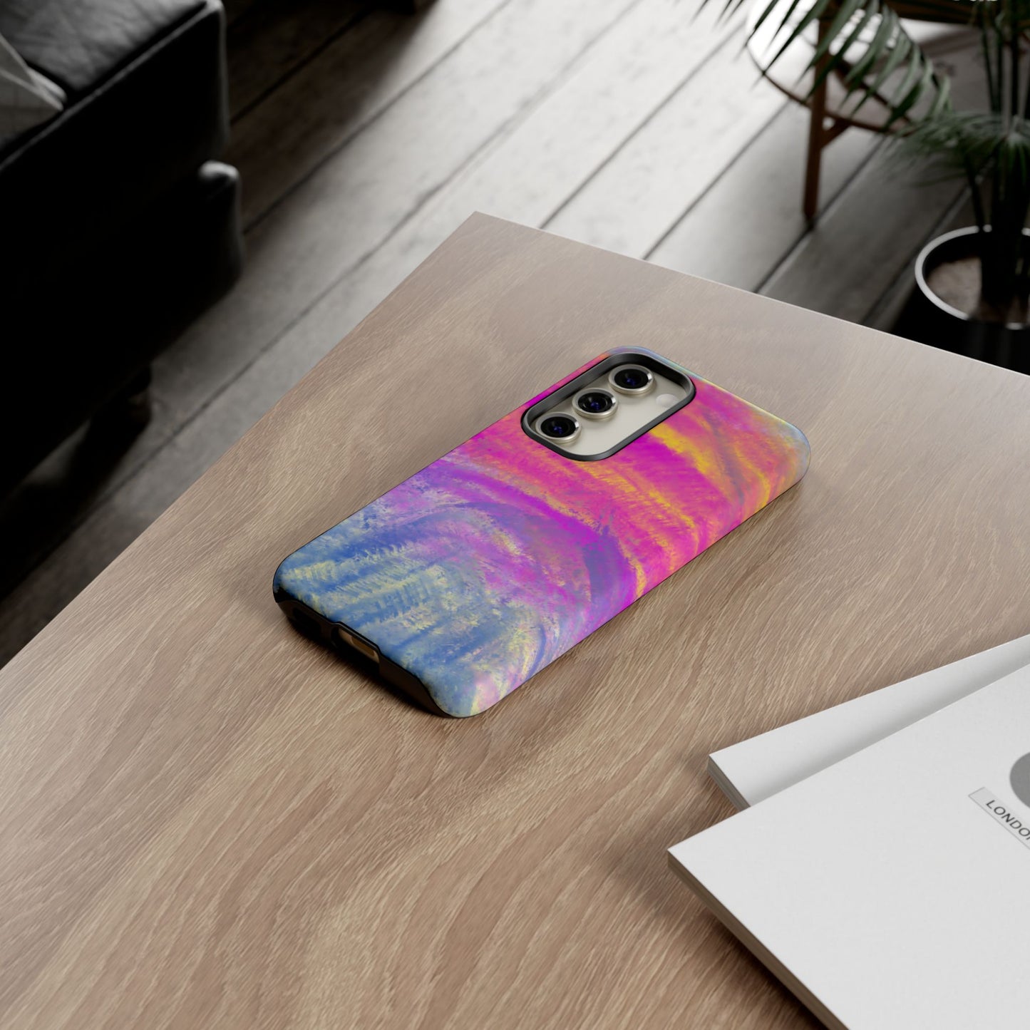 Chalky Impressions Pink Phone Case| Tough Case