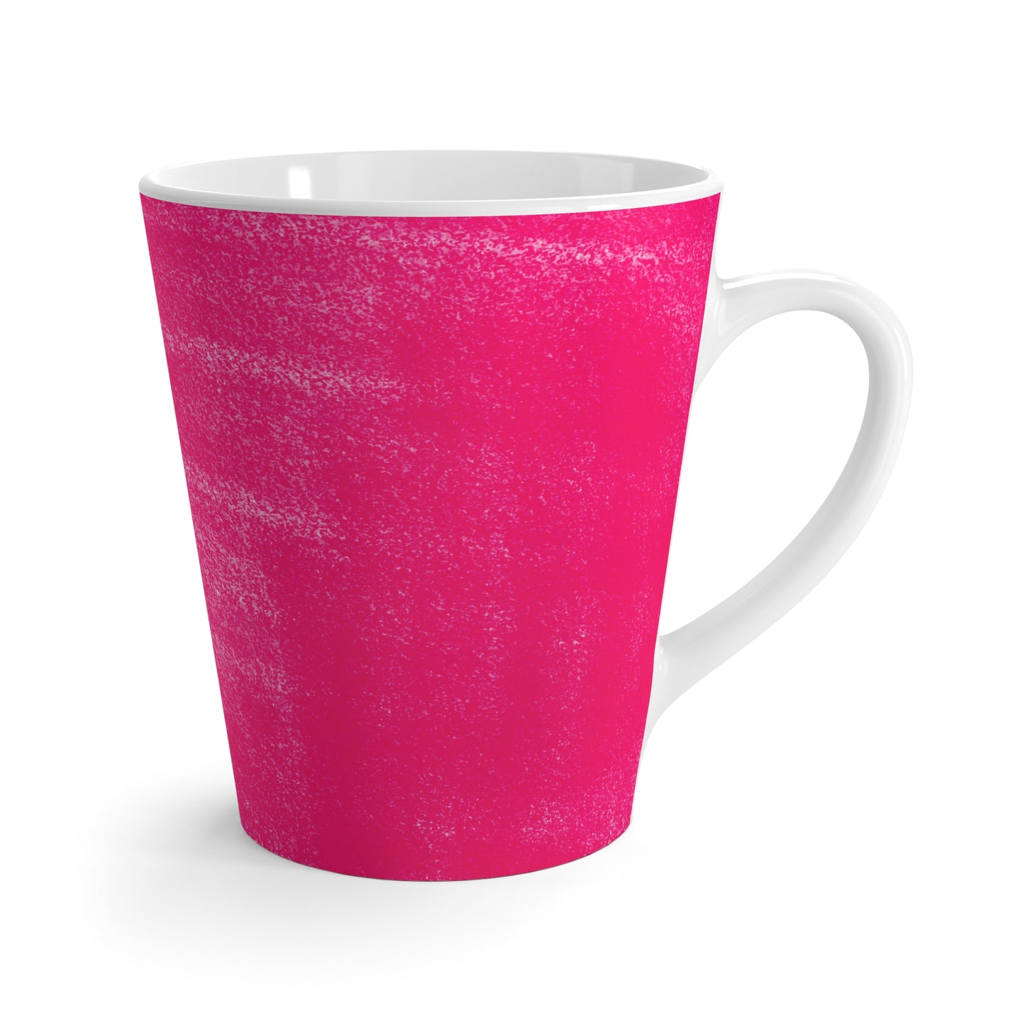 Mug, Artistic Pink Spring Design, Latte Cup, 12 Ounce